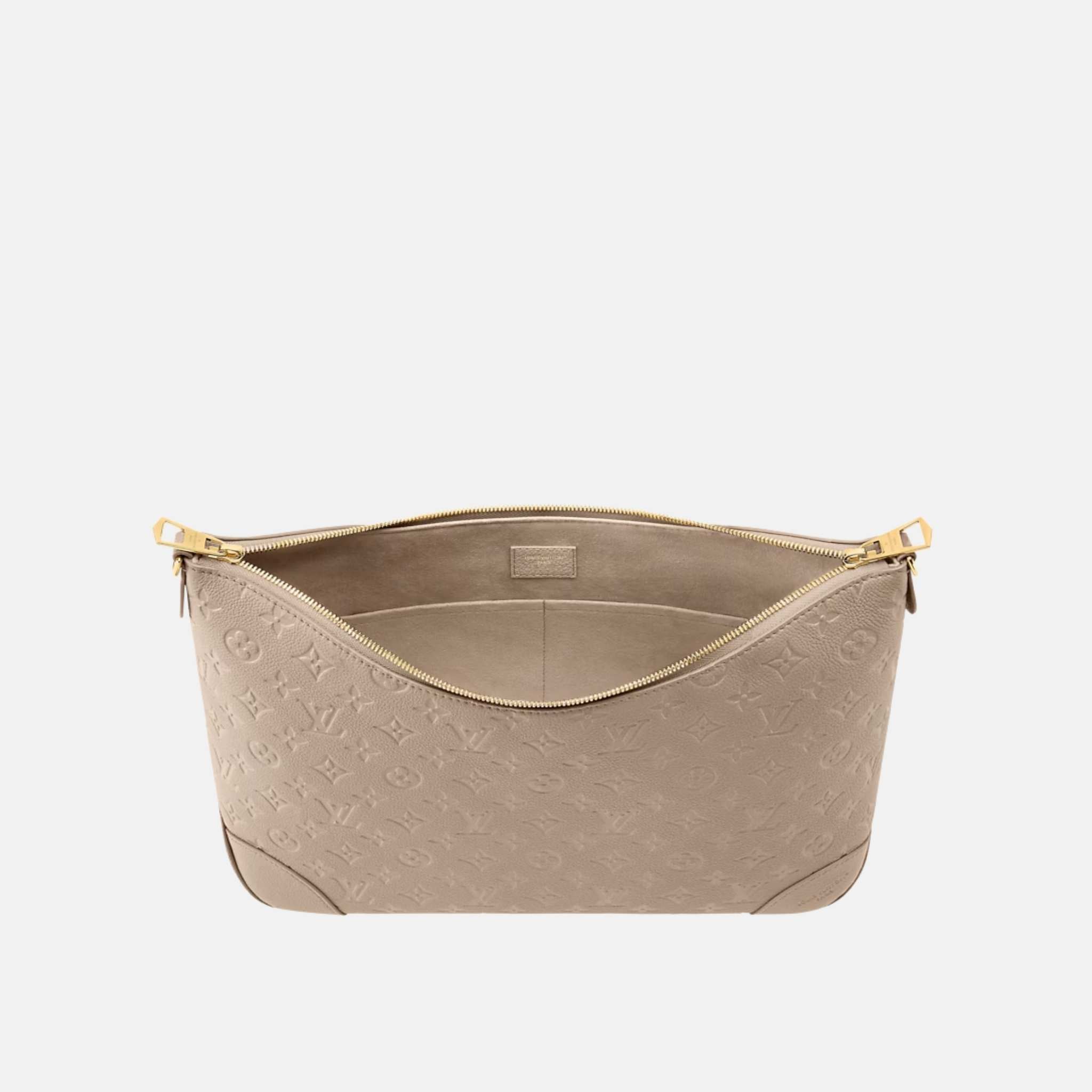 Louis Vuitton Boulogne GM Bag, Turtledove, Inside