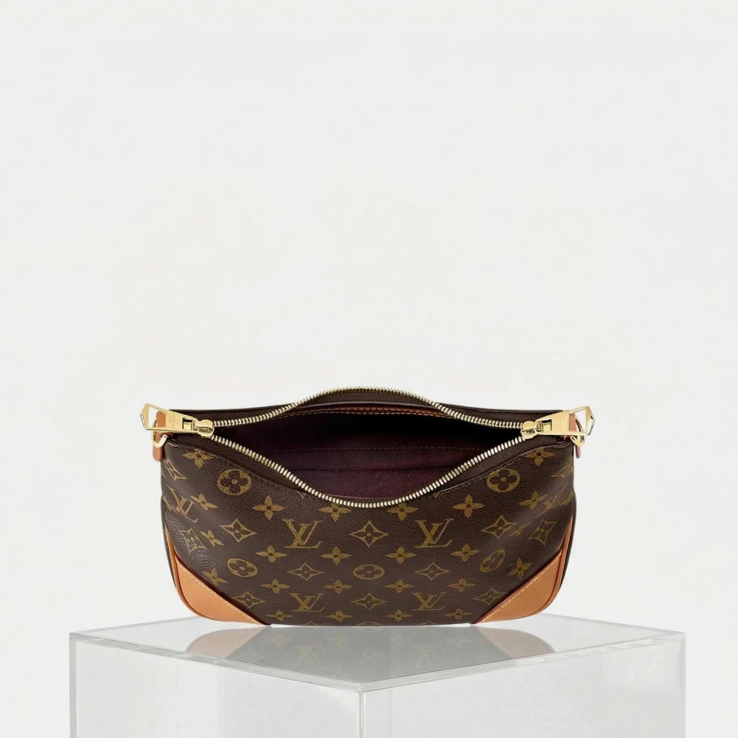 Louis Vuitton Boulogne Bag, Naturel, Inside