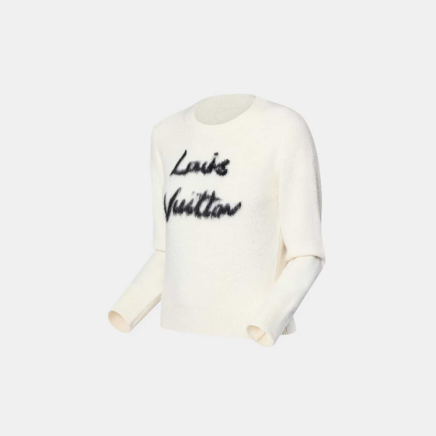 Louis Vuitton Brushed Knit Pullover Milky White , Side