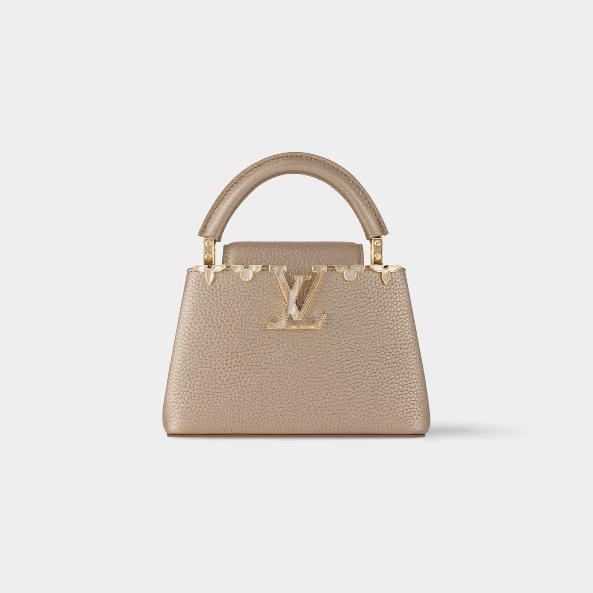 Louis Vuitton Capucines Mini Handbag Taurillon Leather, Front