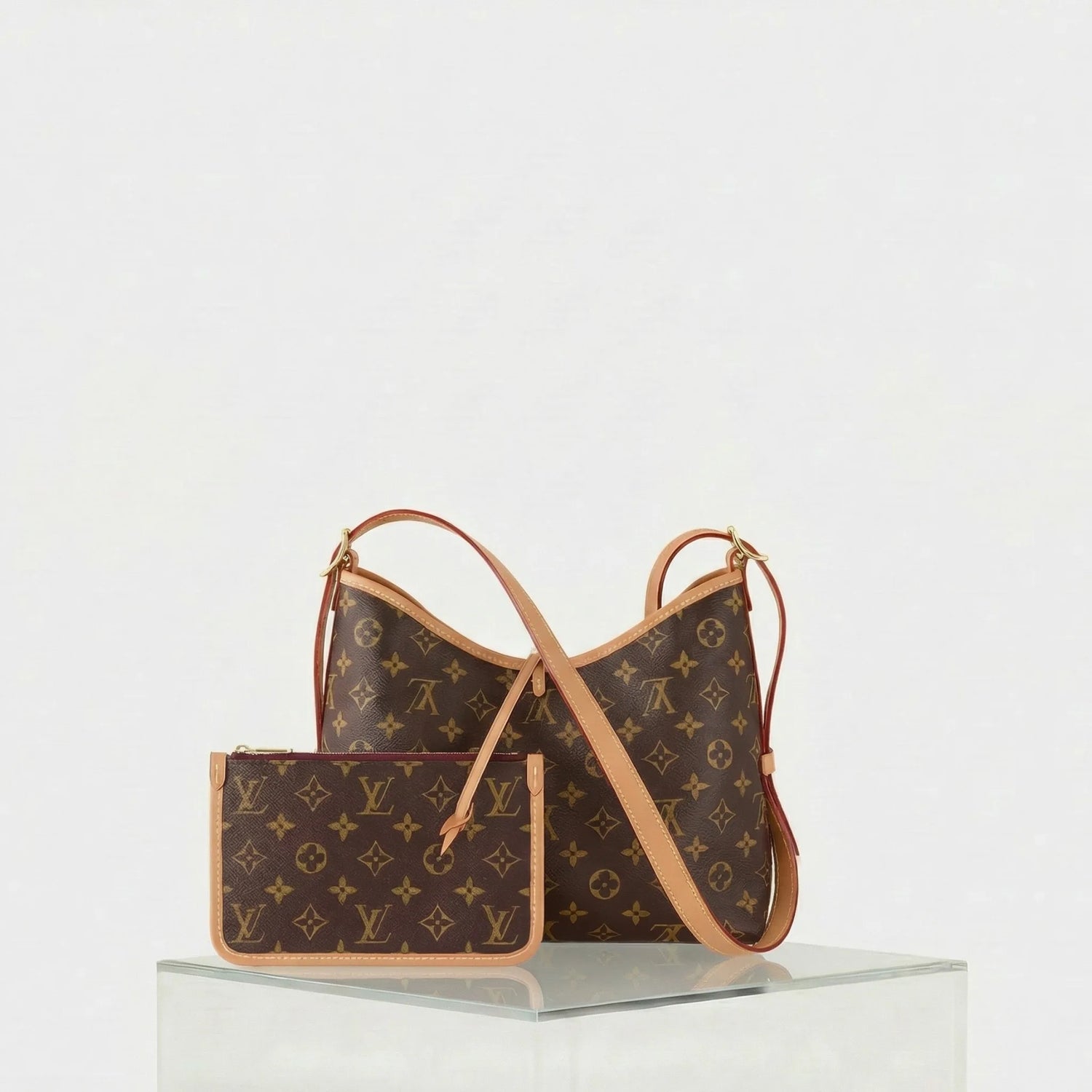 Louis Vuitton Montsouris MM Bag with Pouch