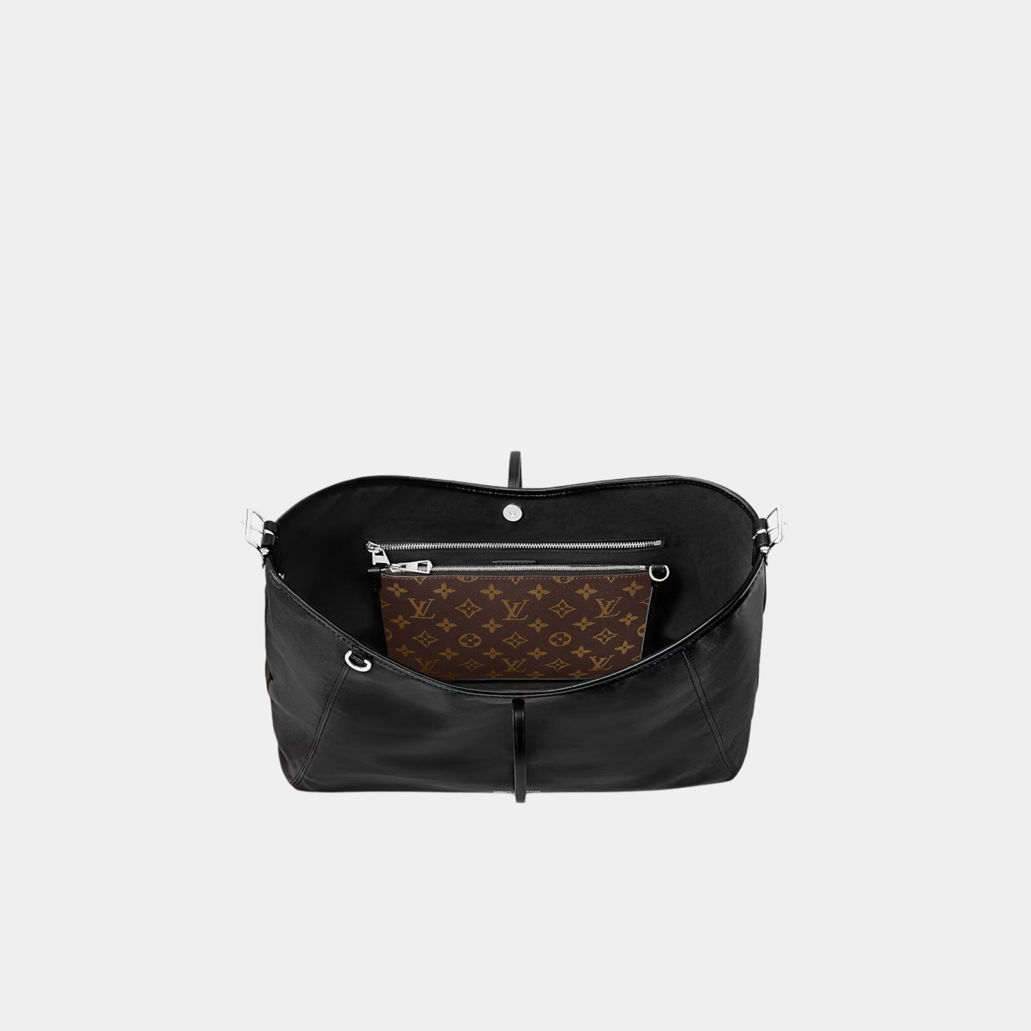 Louis Vuitton CarryAll Vibe MM, Black, Inside