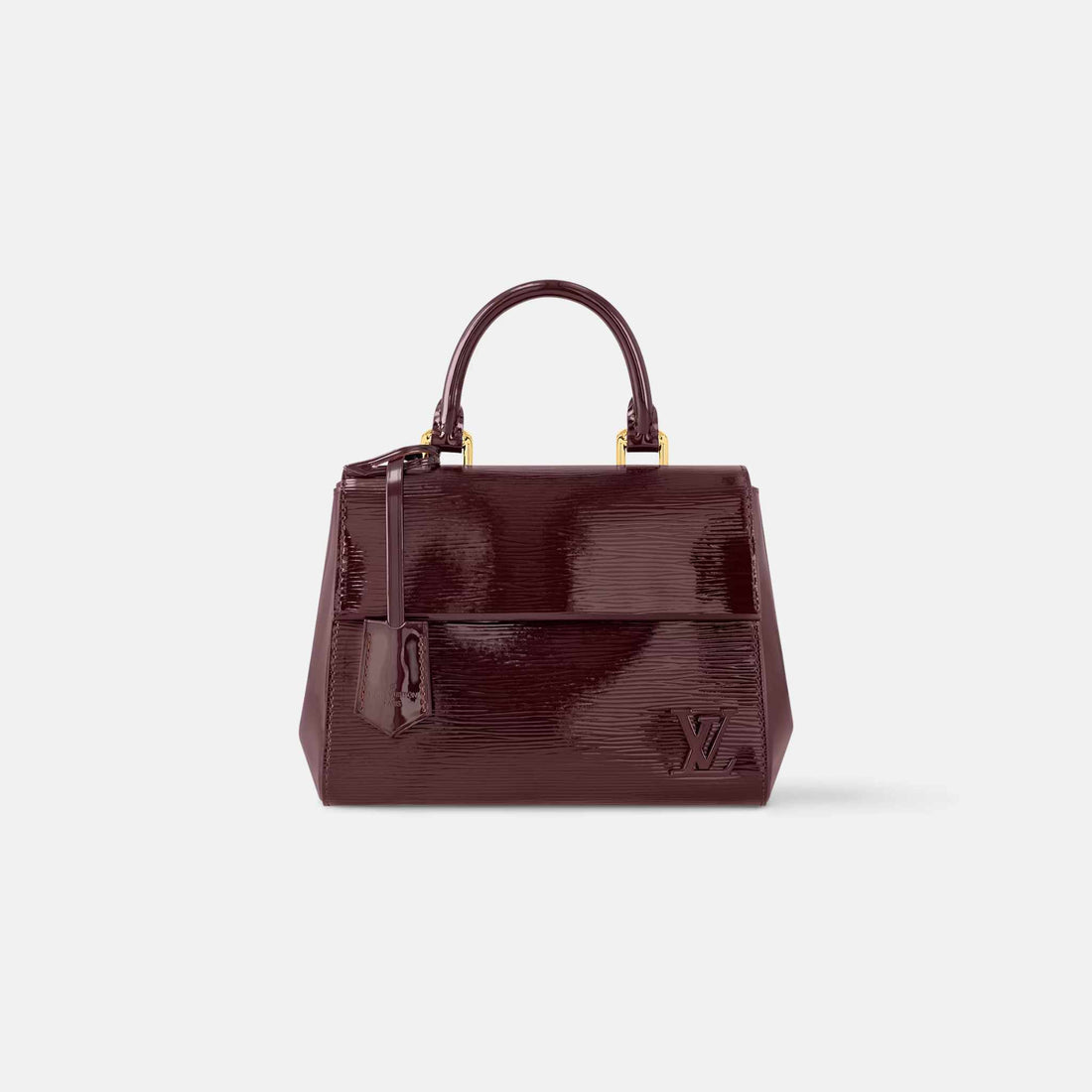 Louis Vuitton Cluny Mini Varnished Epi Cowhide Leather Handbag, Bordeaux, Front