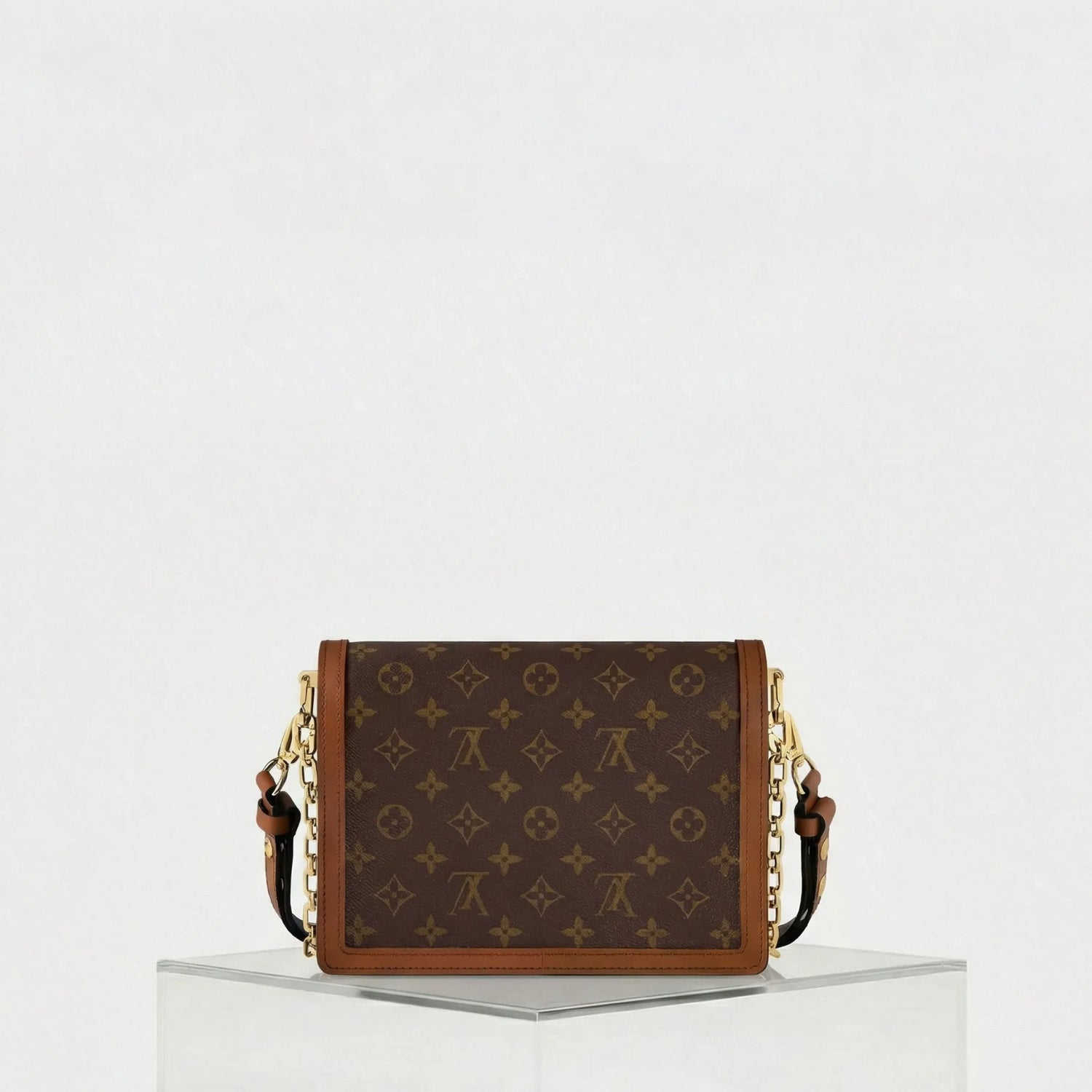 Louis Vuitton Dauphine MM Bag Monogram and Monogram Reverse Canvas, Back