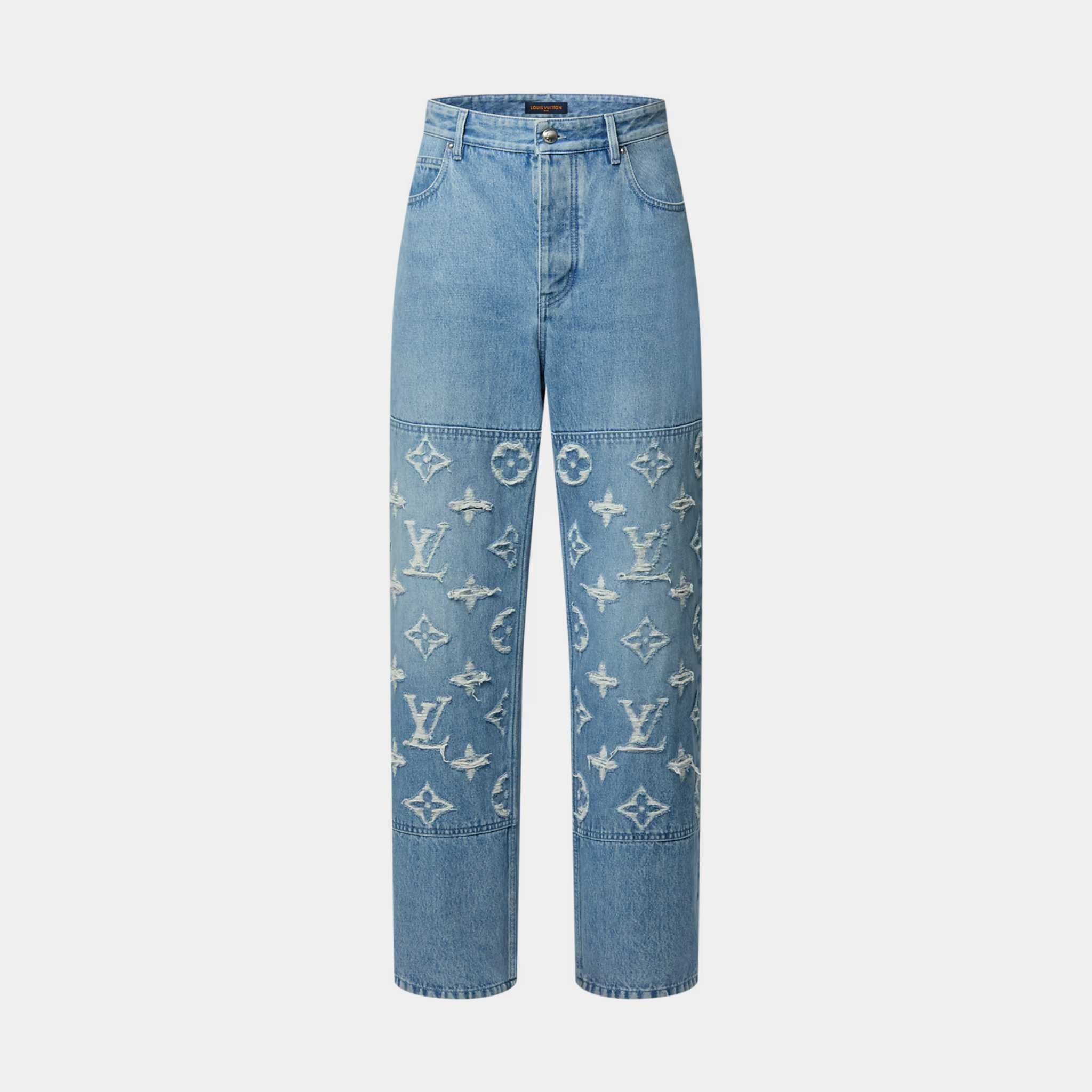 Louis Vuitton Denim Skate Jeans, Front