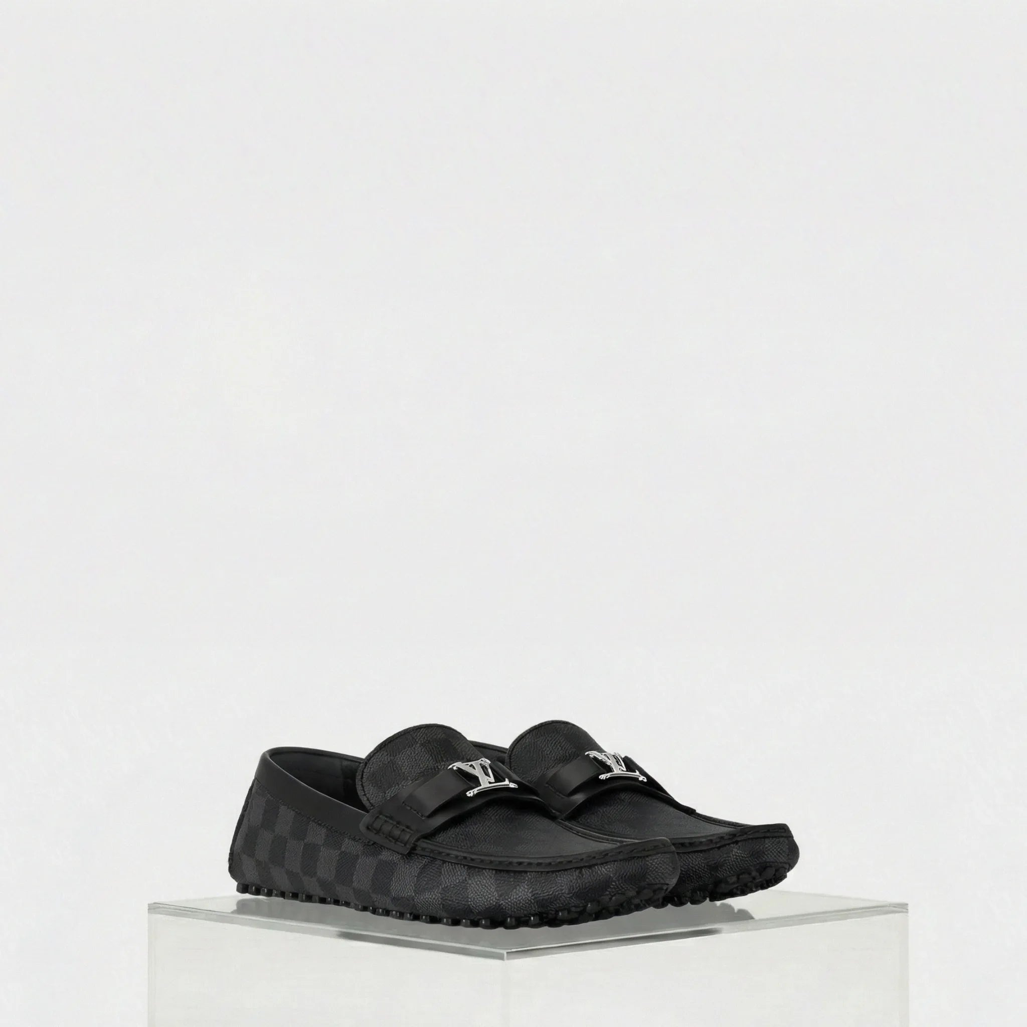 Louis Vuitton Hockenheim Moccasin Damier Graphite Canvas, Front