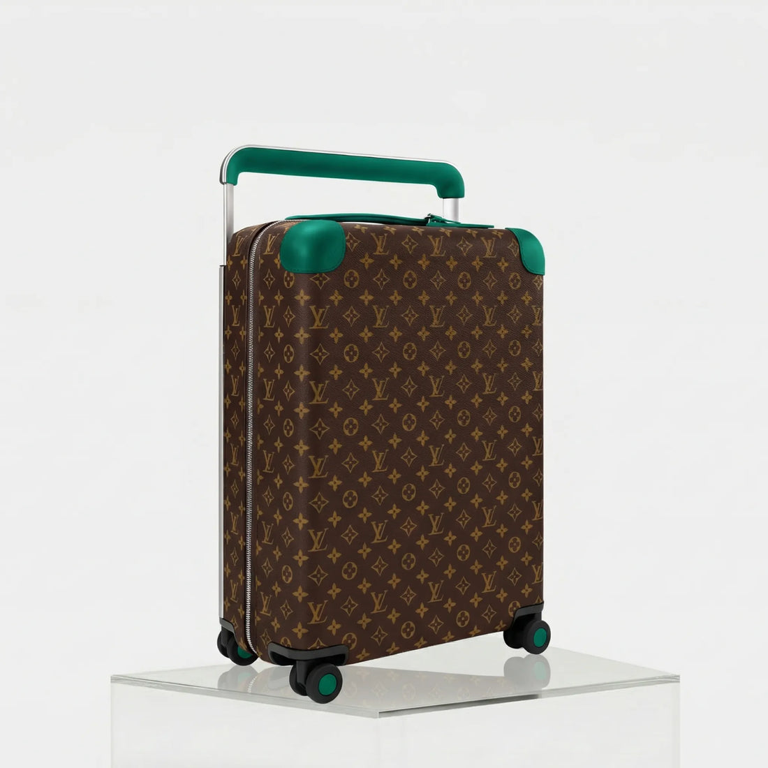 Louis Vuitton Horizon 55 Monogram Canvas With Vibrant Color, Green, Side