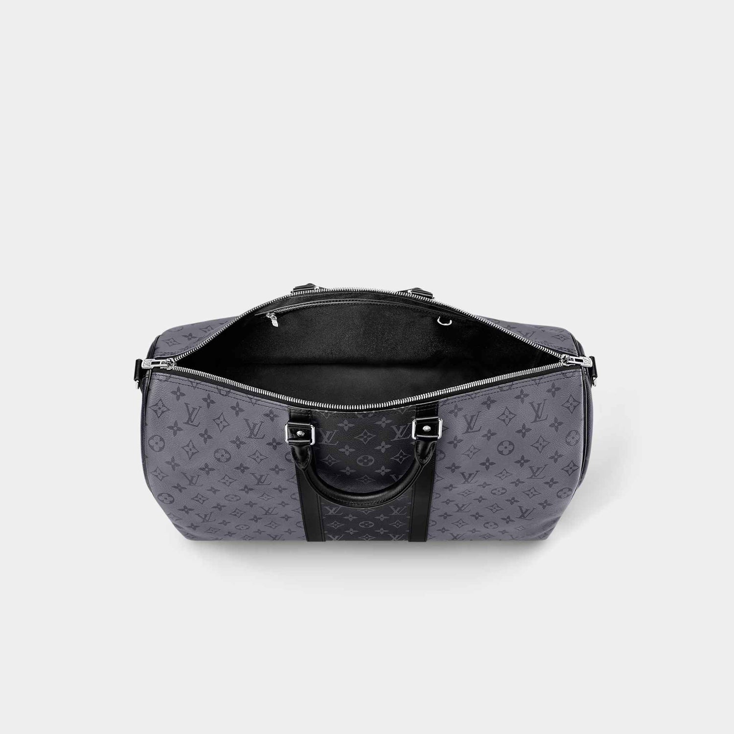 Louis Vuitton Keepall Bandoulière 50 Monogram Eclipse Reverse Canvas, Inside