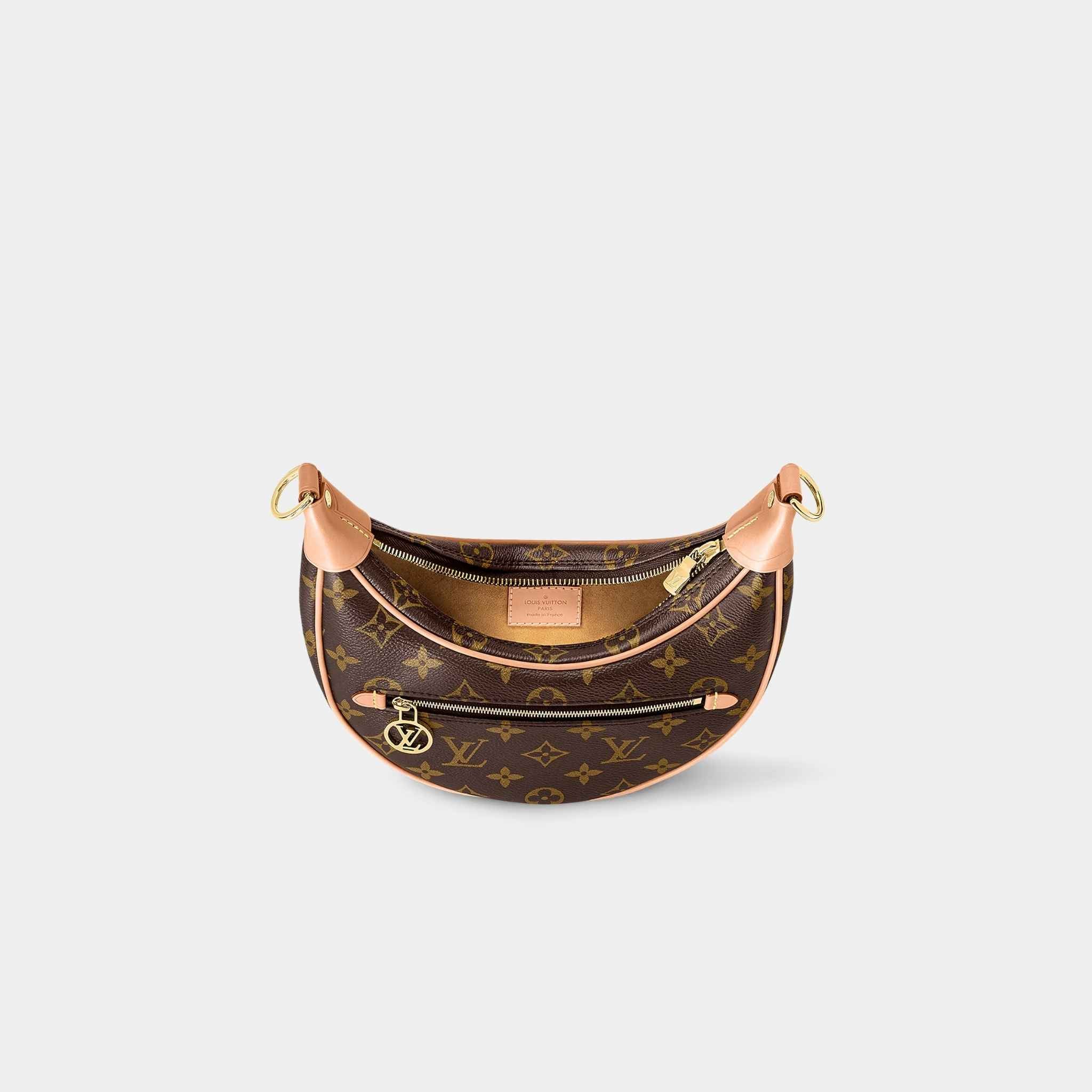 Louis Vuitton Loop Shoulder Bag Monogram Coated Canvas, Inside