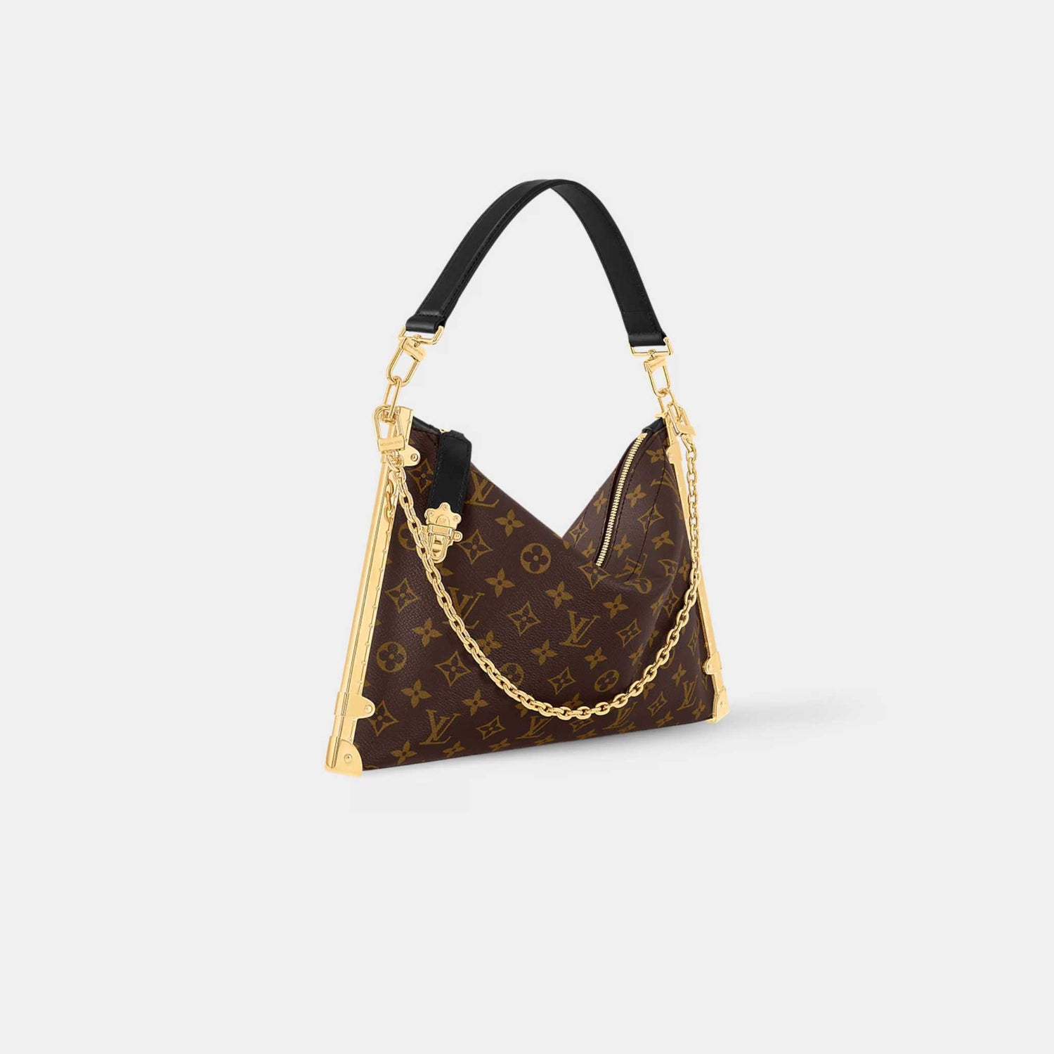 Louis Vuitton Lucky Trunk Monogram Canvas Handbag Runway, Side