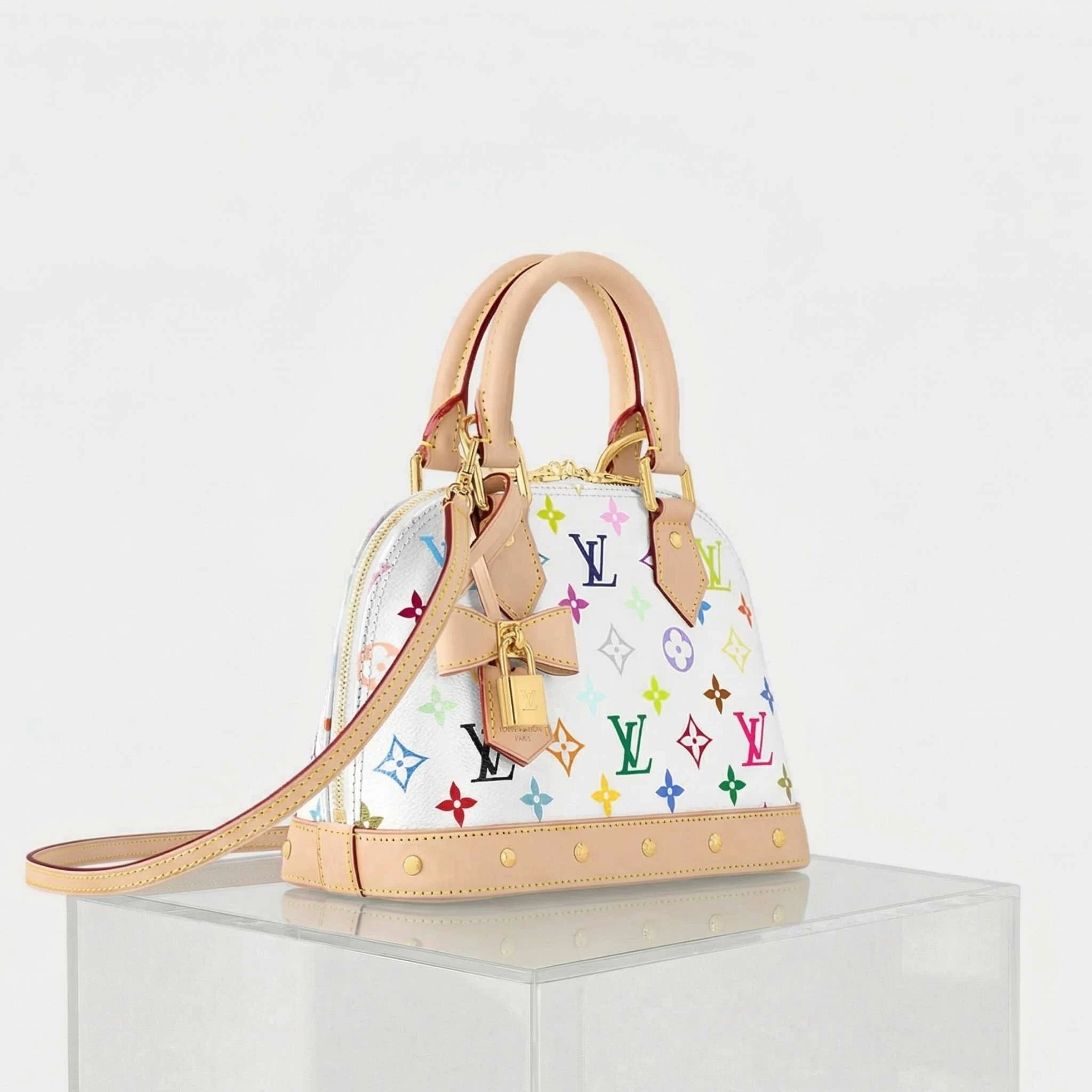 Louis Vuitton LV x TM Alma BB Handbag, Side