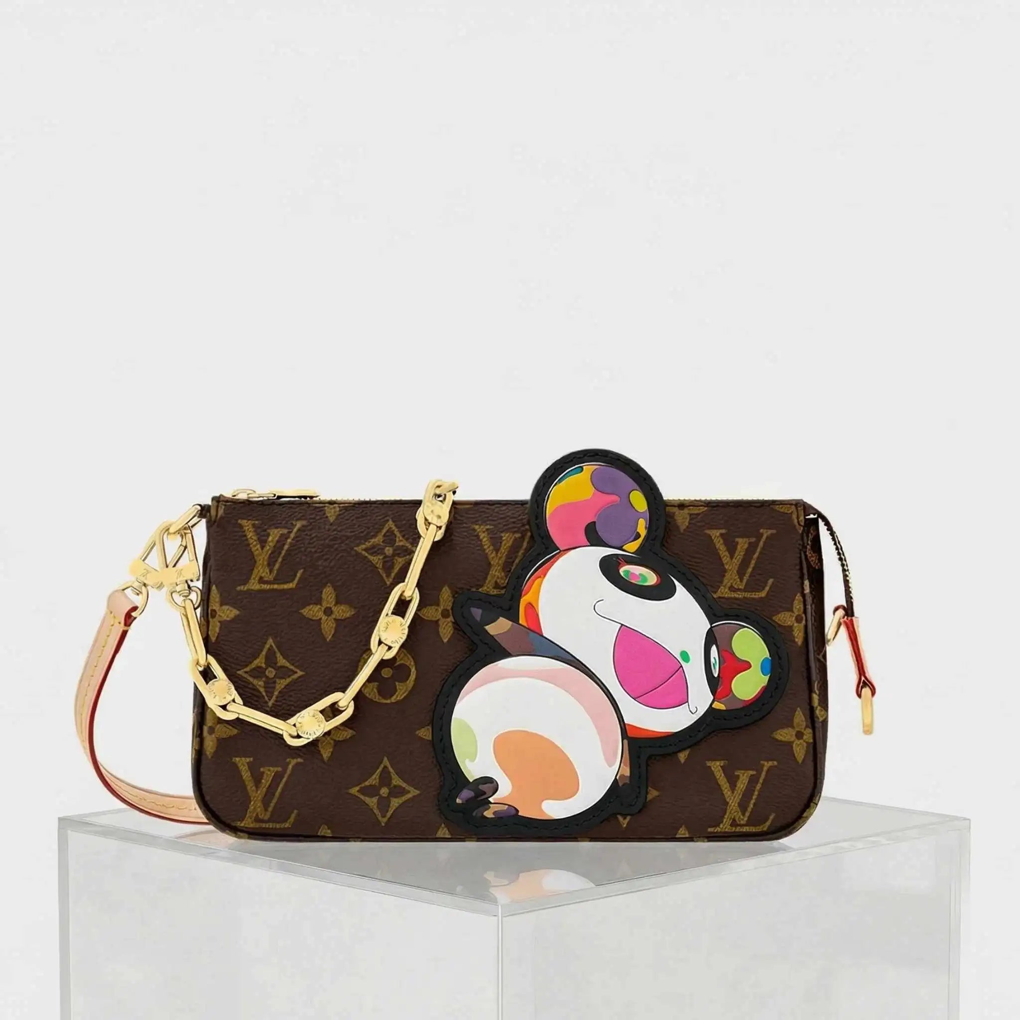 Louis Vuitton LV x TM Pochette Accessoires Monogram Handbag, Front