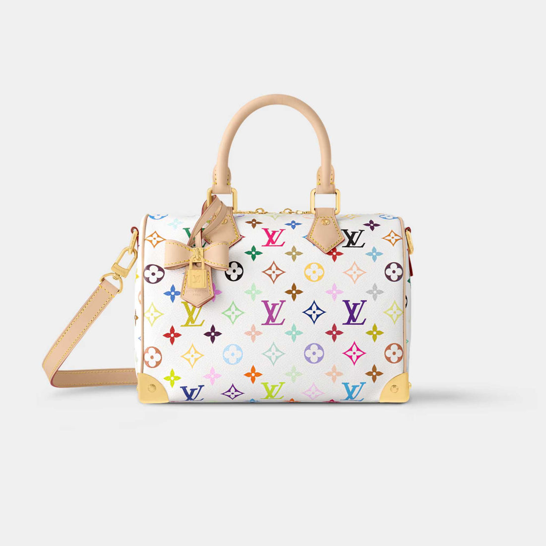 Louis Vuitton LV x TM Speedy Bandoulière 25 Handbag, Front