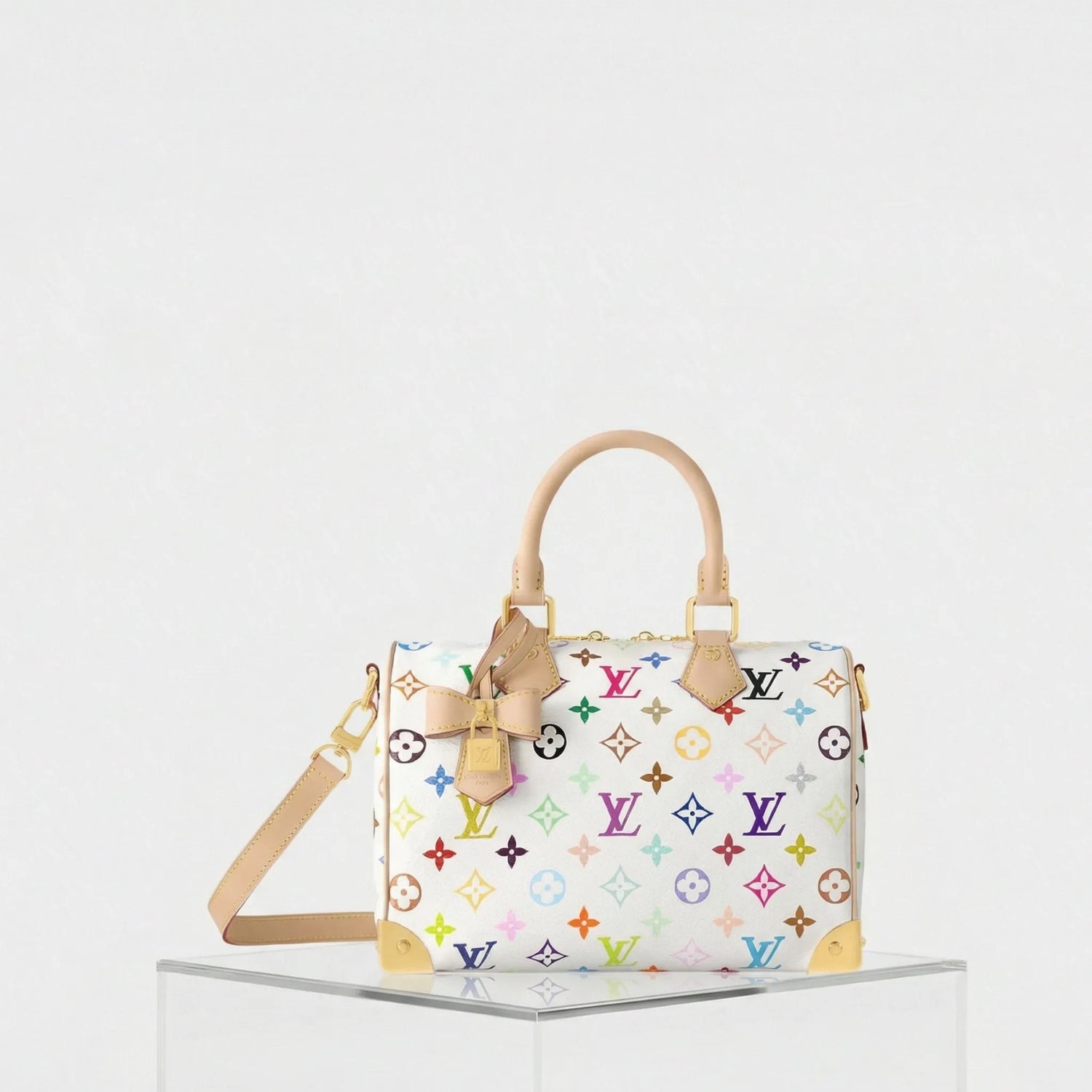 Louis Vuitton LV x TM Speedy Bandoulière 25 Handbag, Front