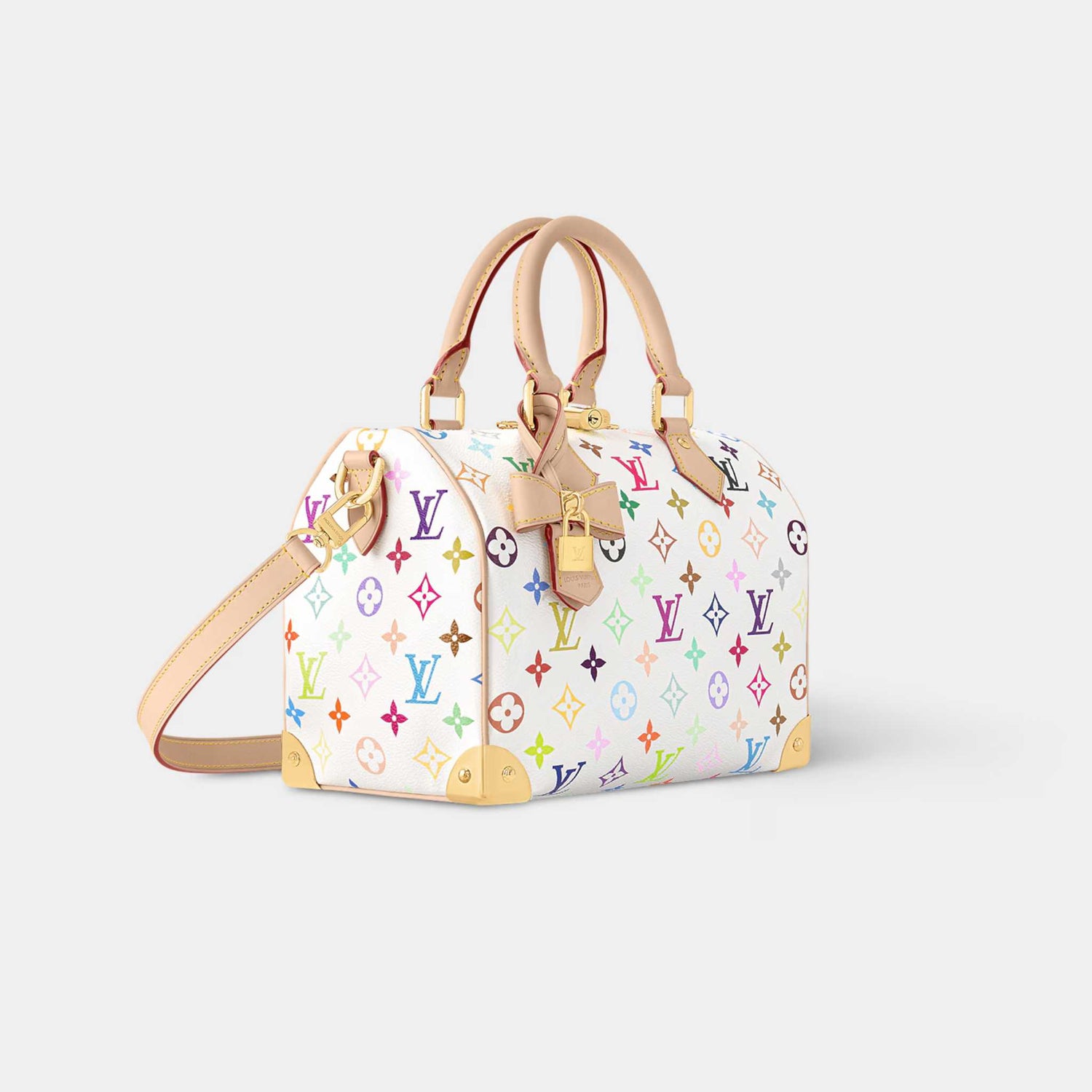 Louis Vuitton LV x TM Speedy Bandoulière 25 Handbag, Side