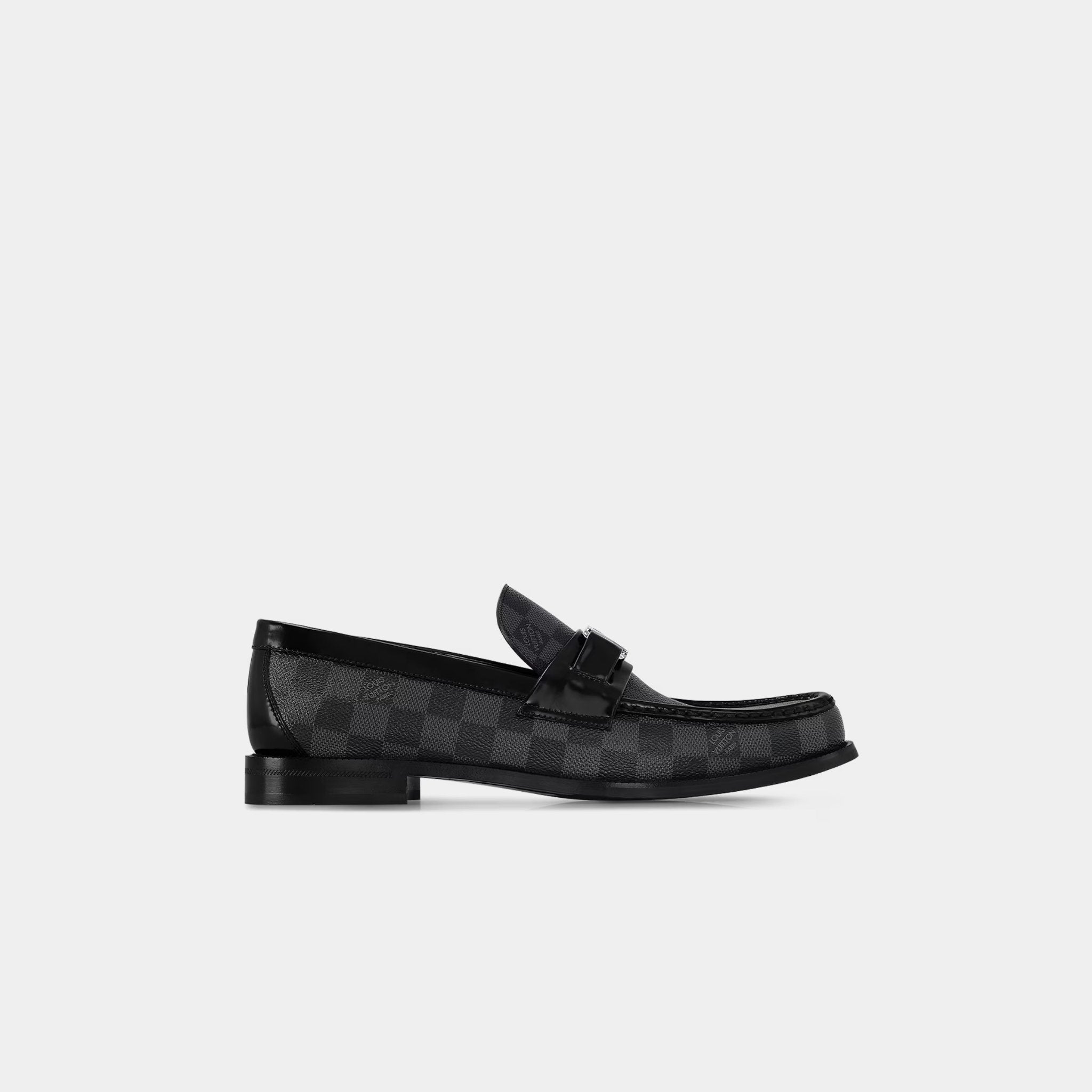 Major Loafer Damier Canvas, Graphite, Side