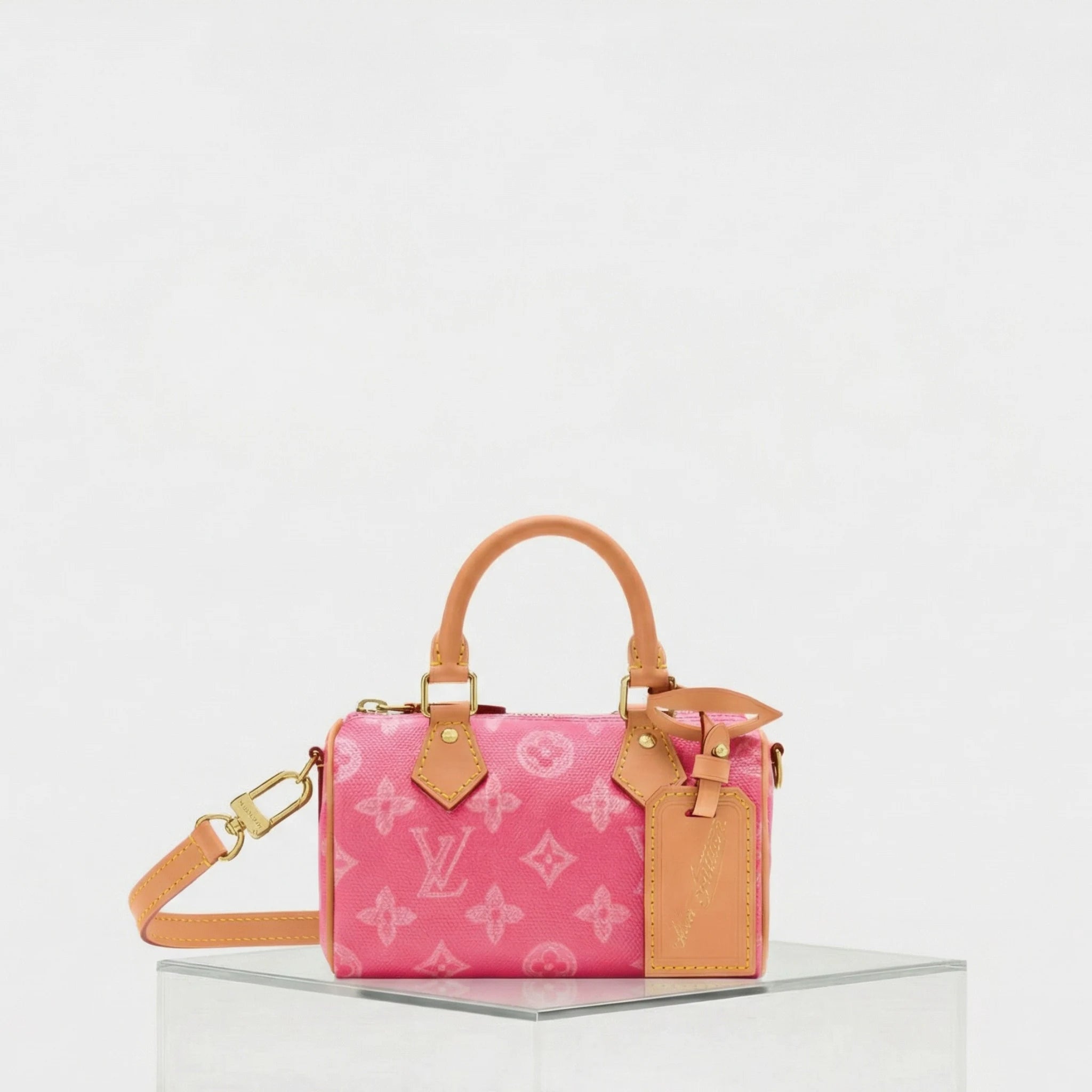Louis Vuitton Nano Speedy Monogram Origine, Front