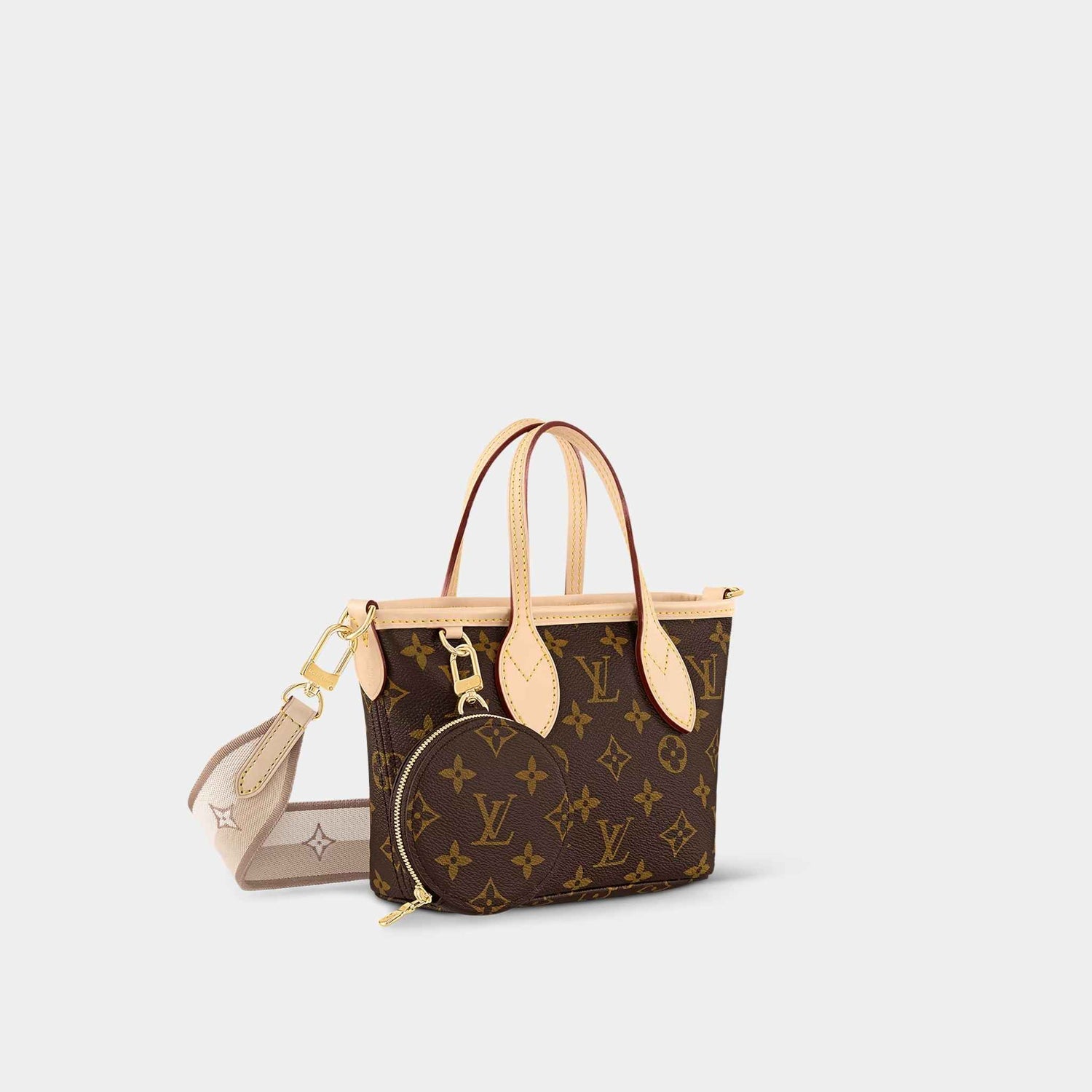 Louis Vuitton Neverfull BB Handbag Monogram Canvas, Side