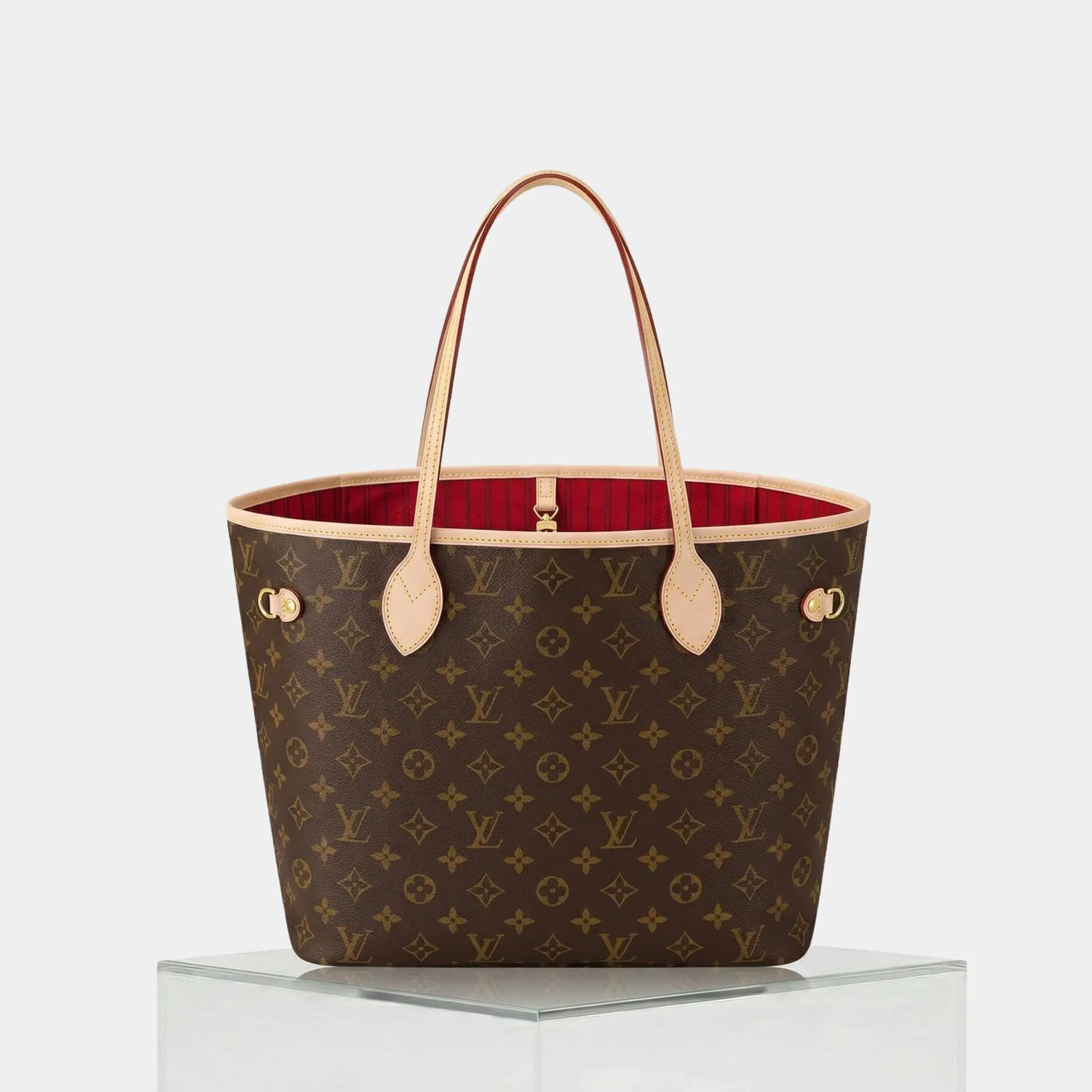 Louis Vuitton Neverfull MM Monogram Canvas, Cherry, Front