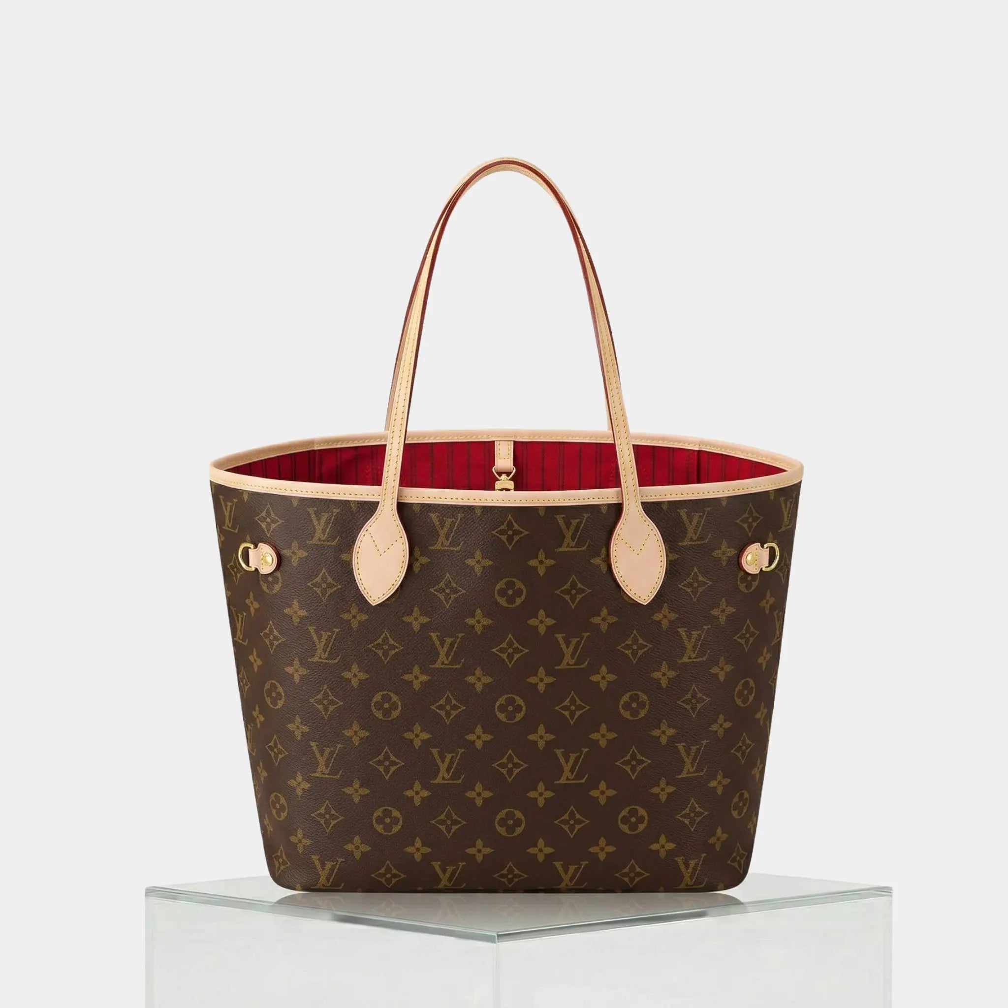 Louis Vuitton Neverfull MM Monogram Canvas, Cherry, Front