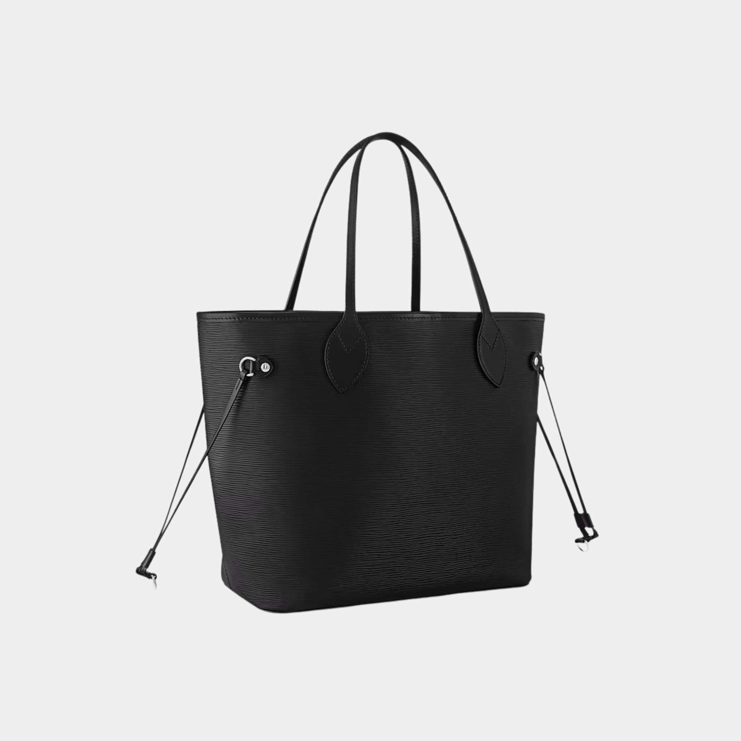 Louis Vuitton Neverfull MM Tote In Epi Leather, Black, Side