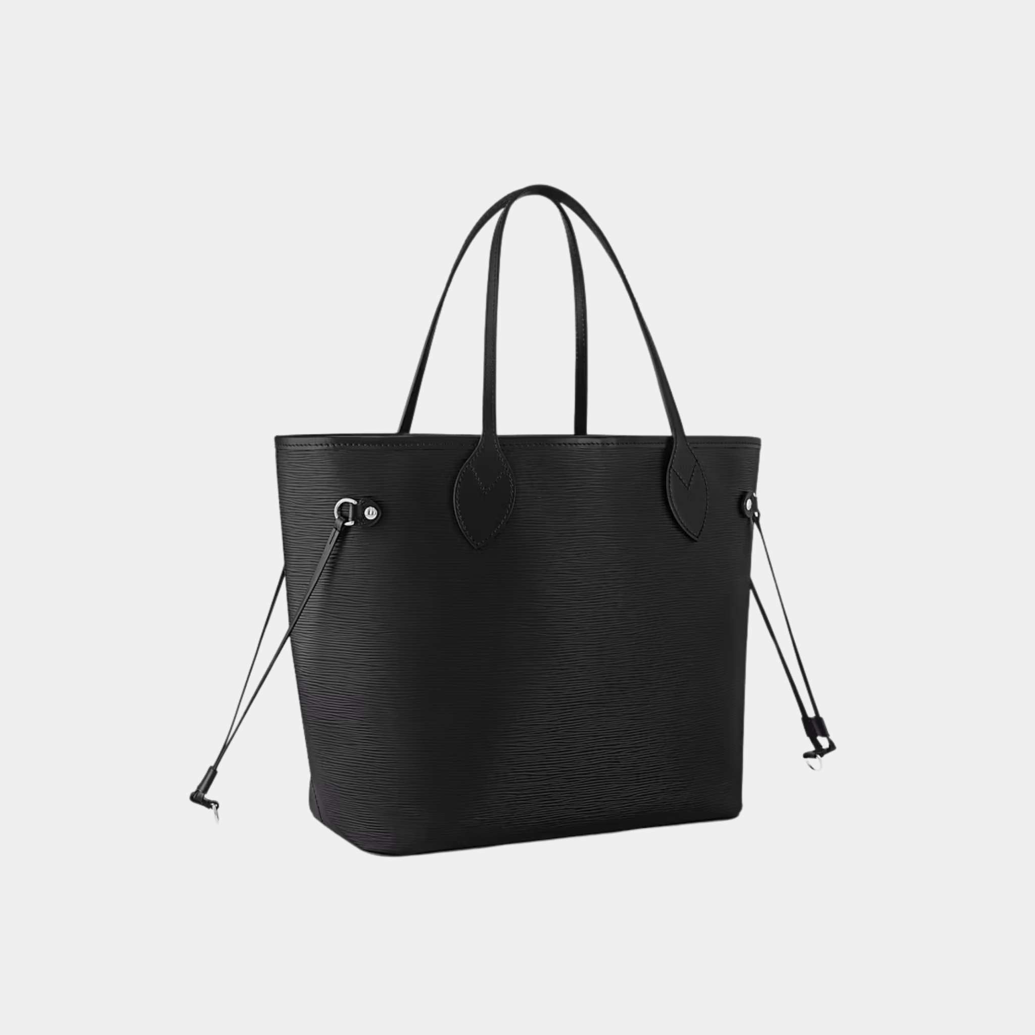 Louis Vuitton Neverfull MM Tote In Epi Leather, Black, Side