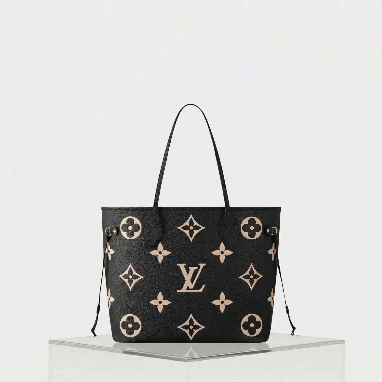 Louis Vuitton Neverfull MM Tote In Two-Tone Monogram Empreinte, Front