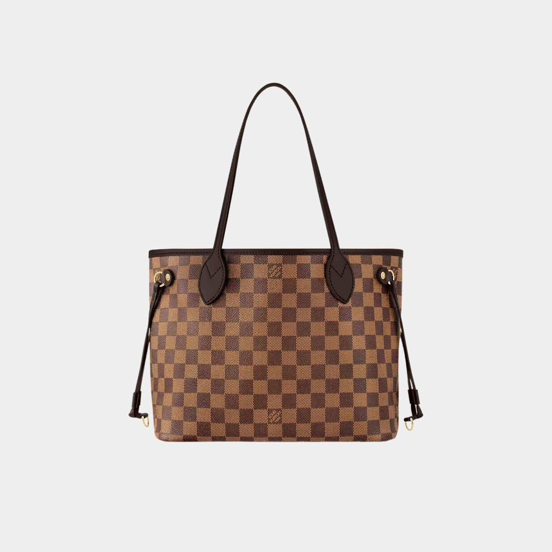 Louis Vuitton Neverfull PM Tote In Damier Ebene, Front