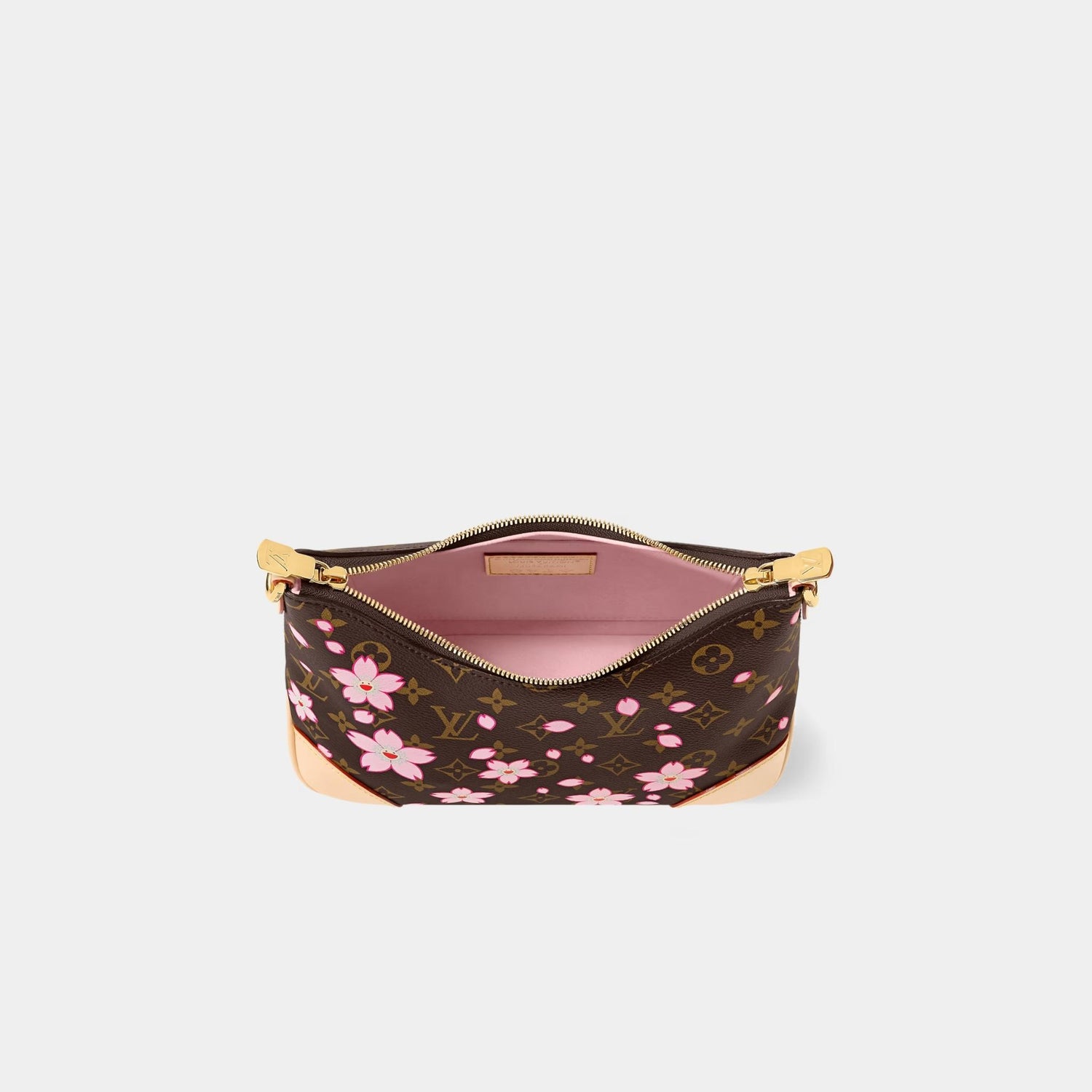 Louis Vuitton New LV x TM Boulogne Monogram Canvas Handbag, Inside