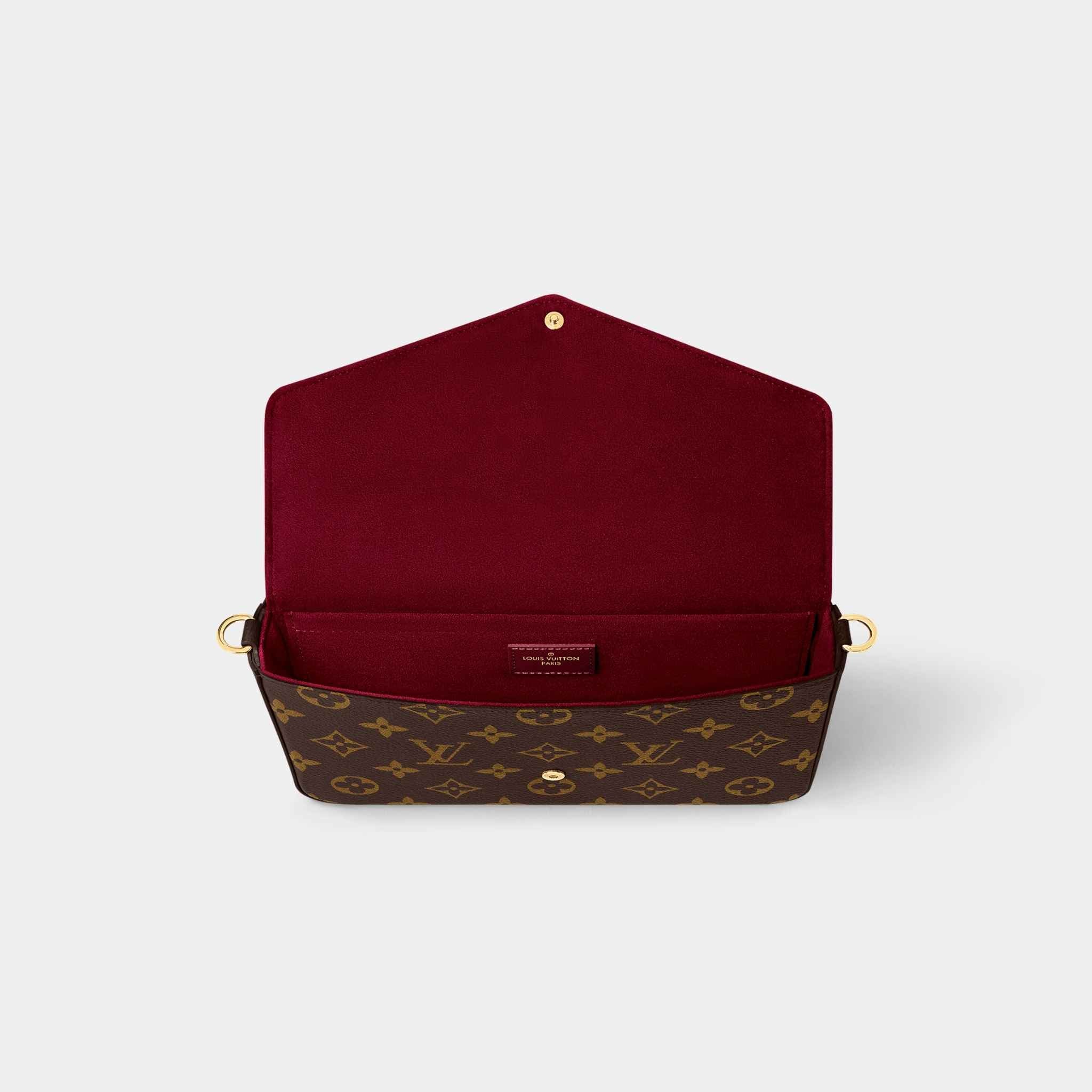 Louis Vuitton Pochette Félicie Handbag Monogram Canvas, Inside