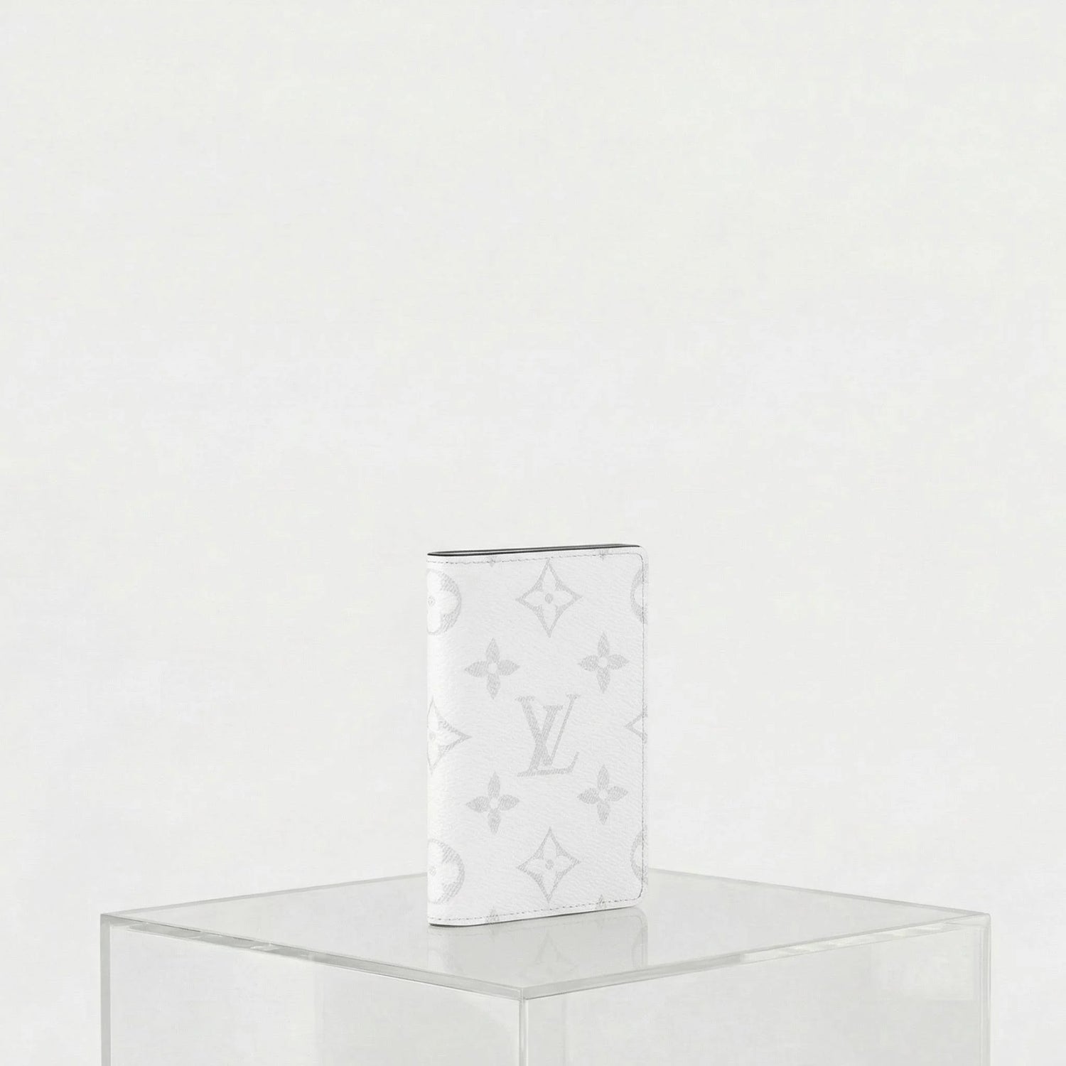Louis Vuitton Pocket Organiser Taigarama, White, Side, Studio
