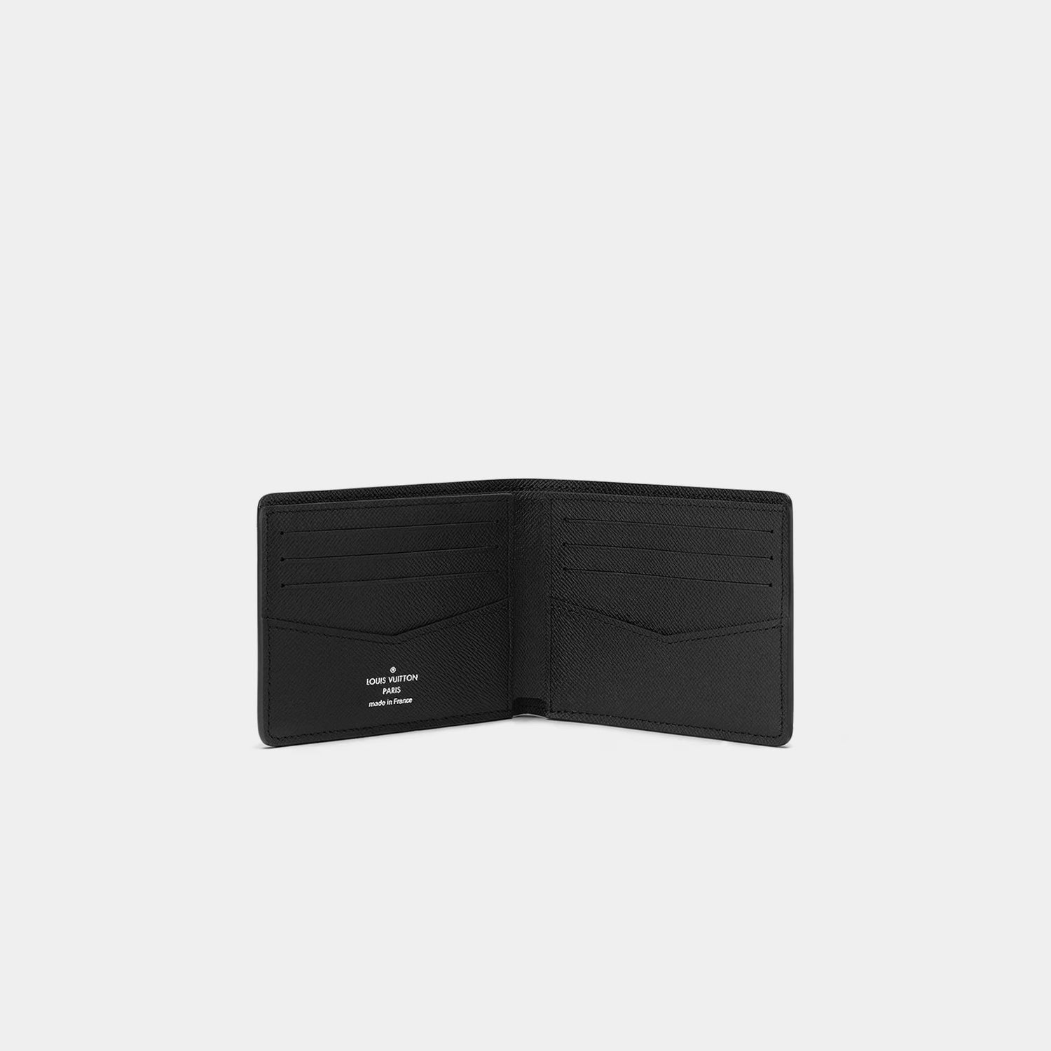 Louis Vuitton Slender Wallet Damier Graphite Canvas, Black, Inside