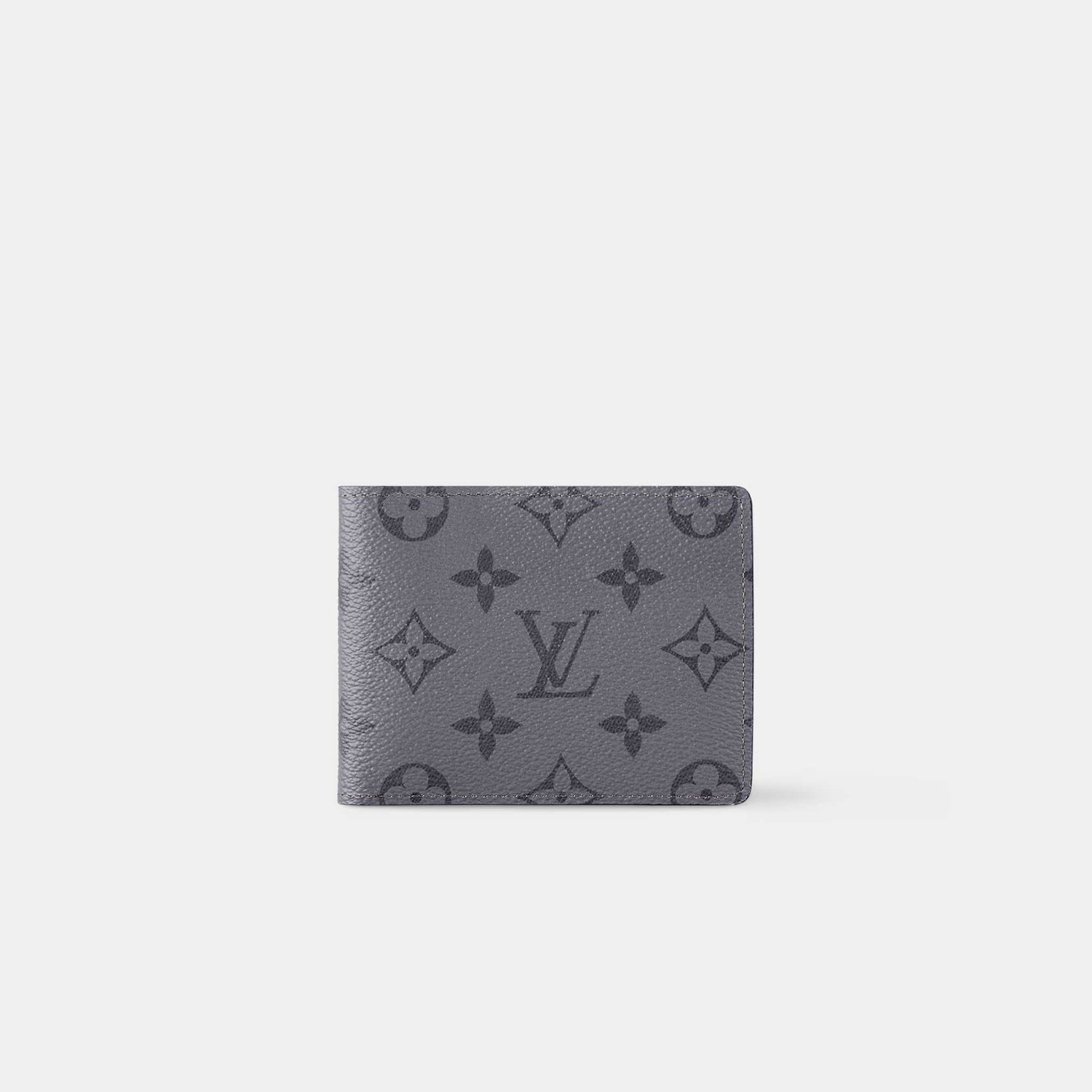 Louis Vuitton Slender Wallet Monogram Eclipse Canvas, Black, Gray