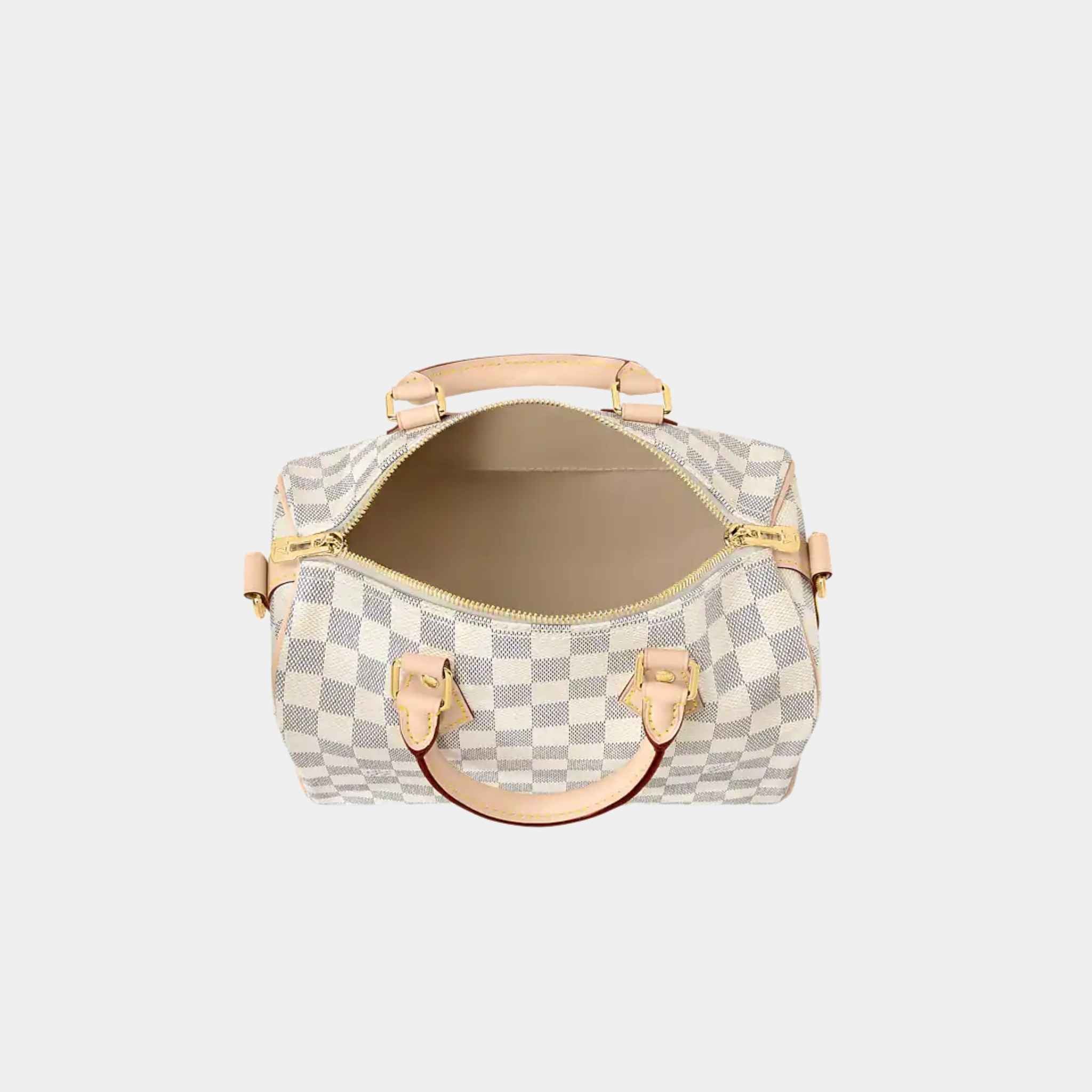 Louis Vuitton Speedy Bandouliere 25 Damier Azur, Top