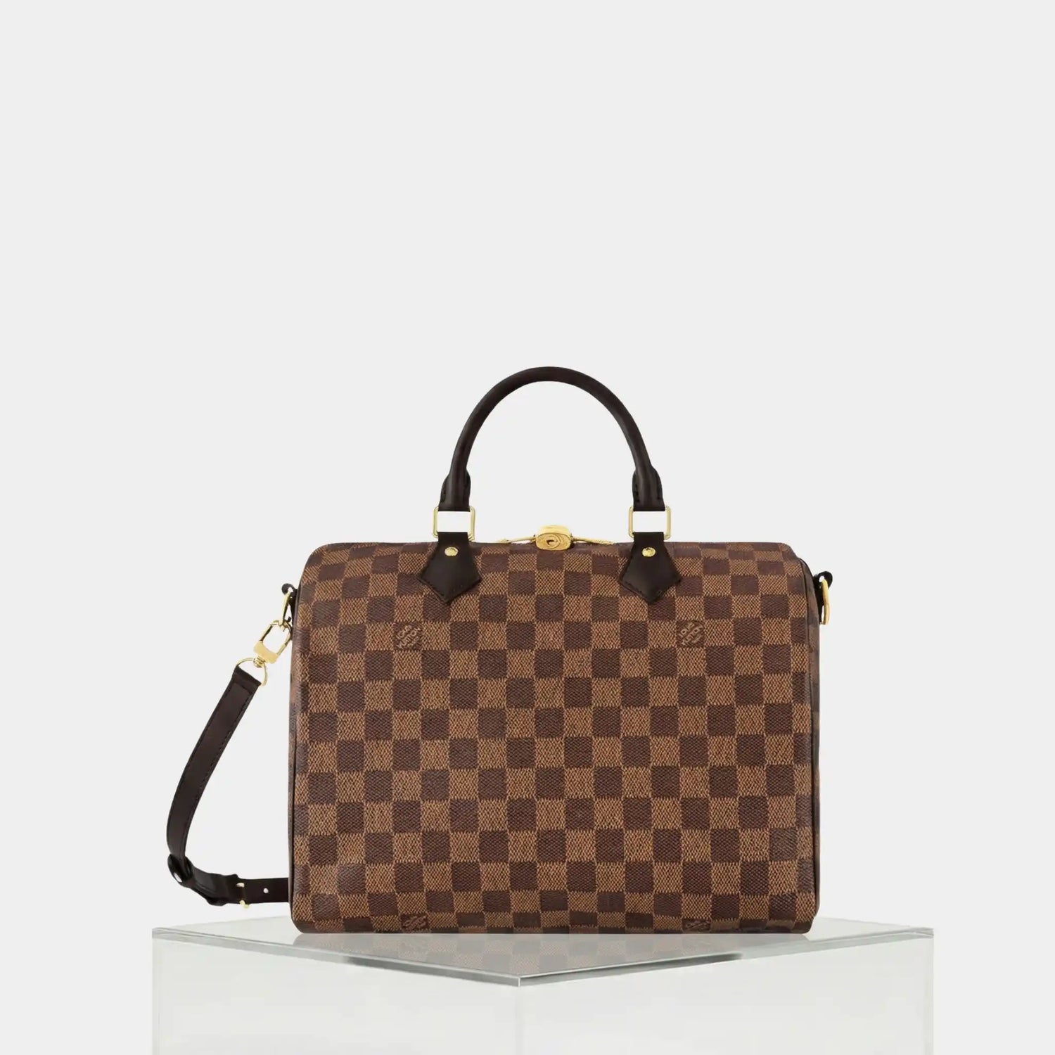 Louis Vuitton Speedy Bandouliere 30 Damier Ebene, Front