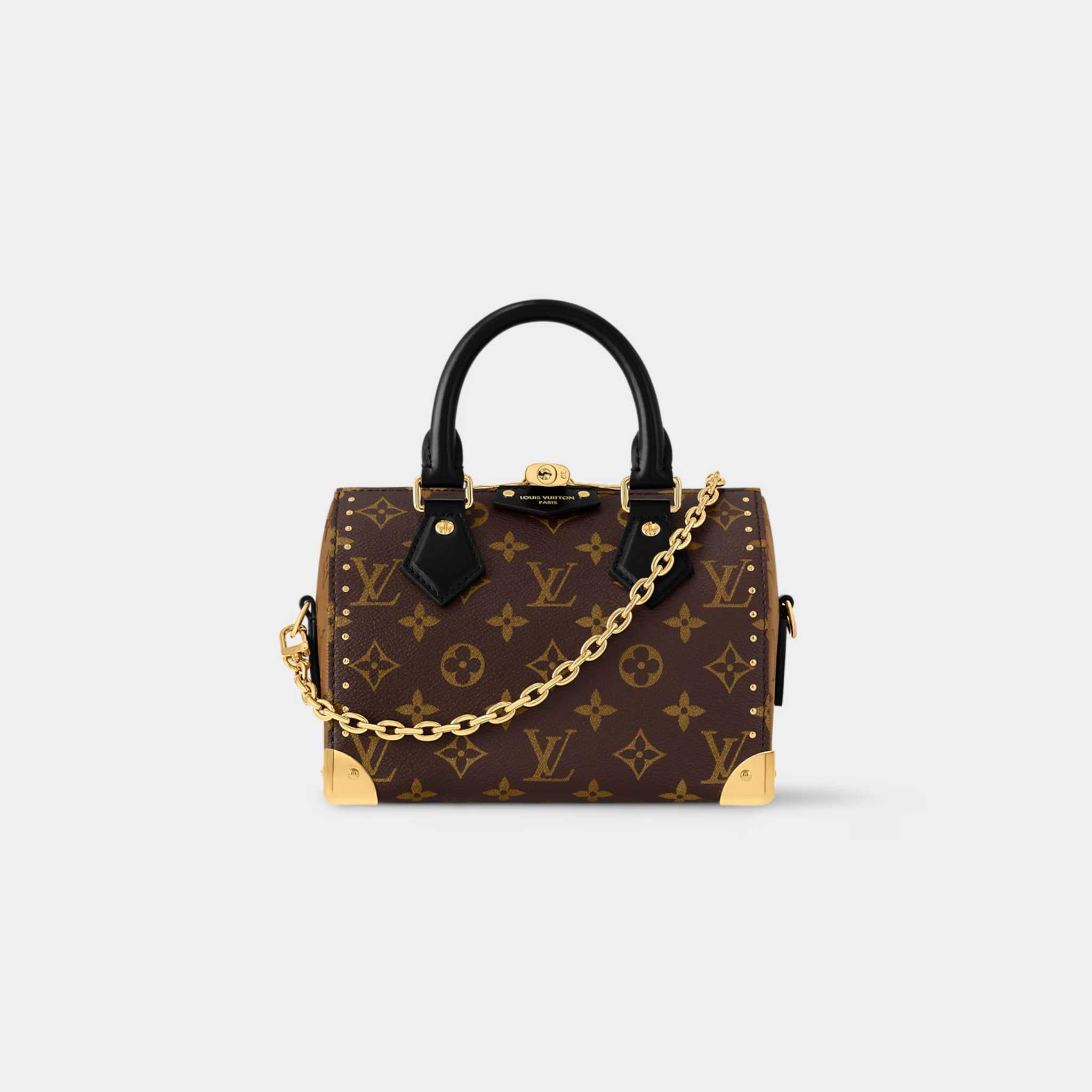 Louis Vuitton Speedy Trunk 20 Handbag, Front