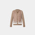 Louis Vuitton Stripe Accent Monogram Insert Cardigan. Front