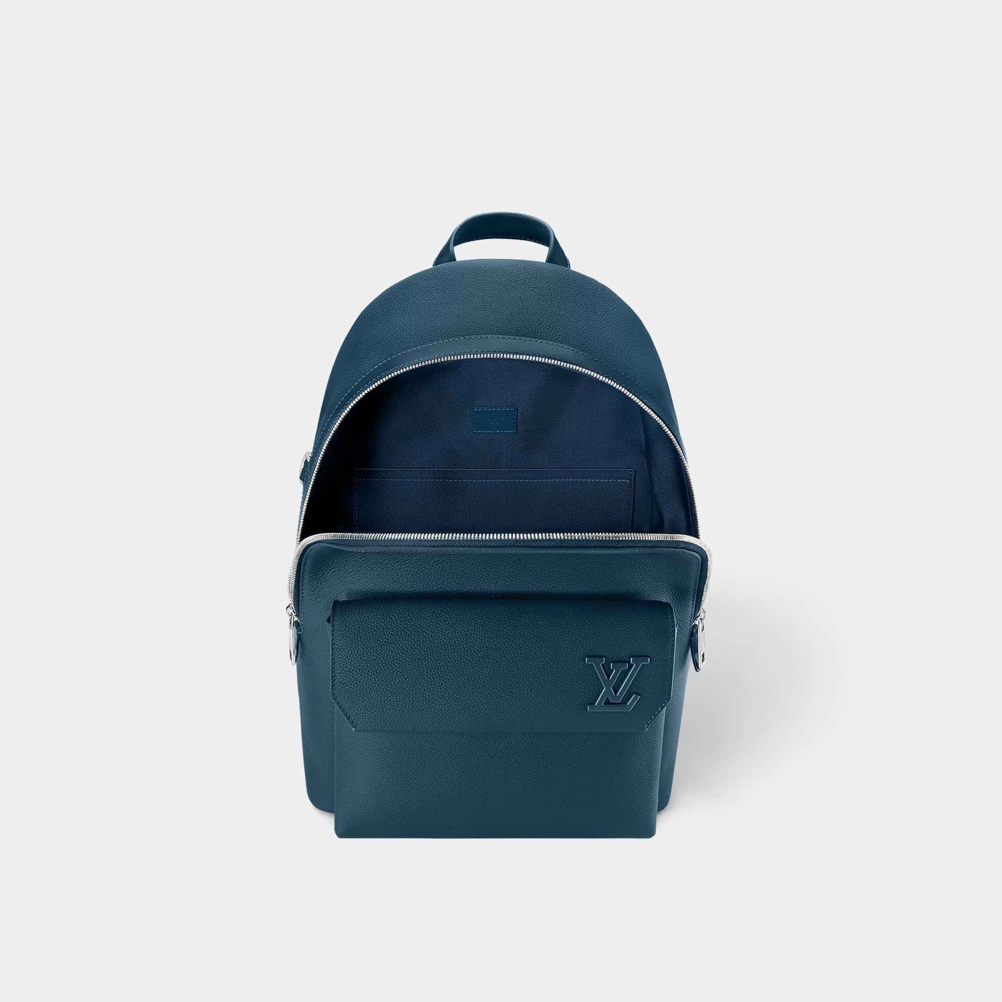 Louis Vuitton Takeoff Backpack, Bleu Antlantique, Inside