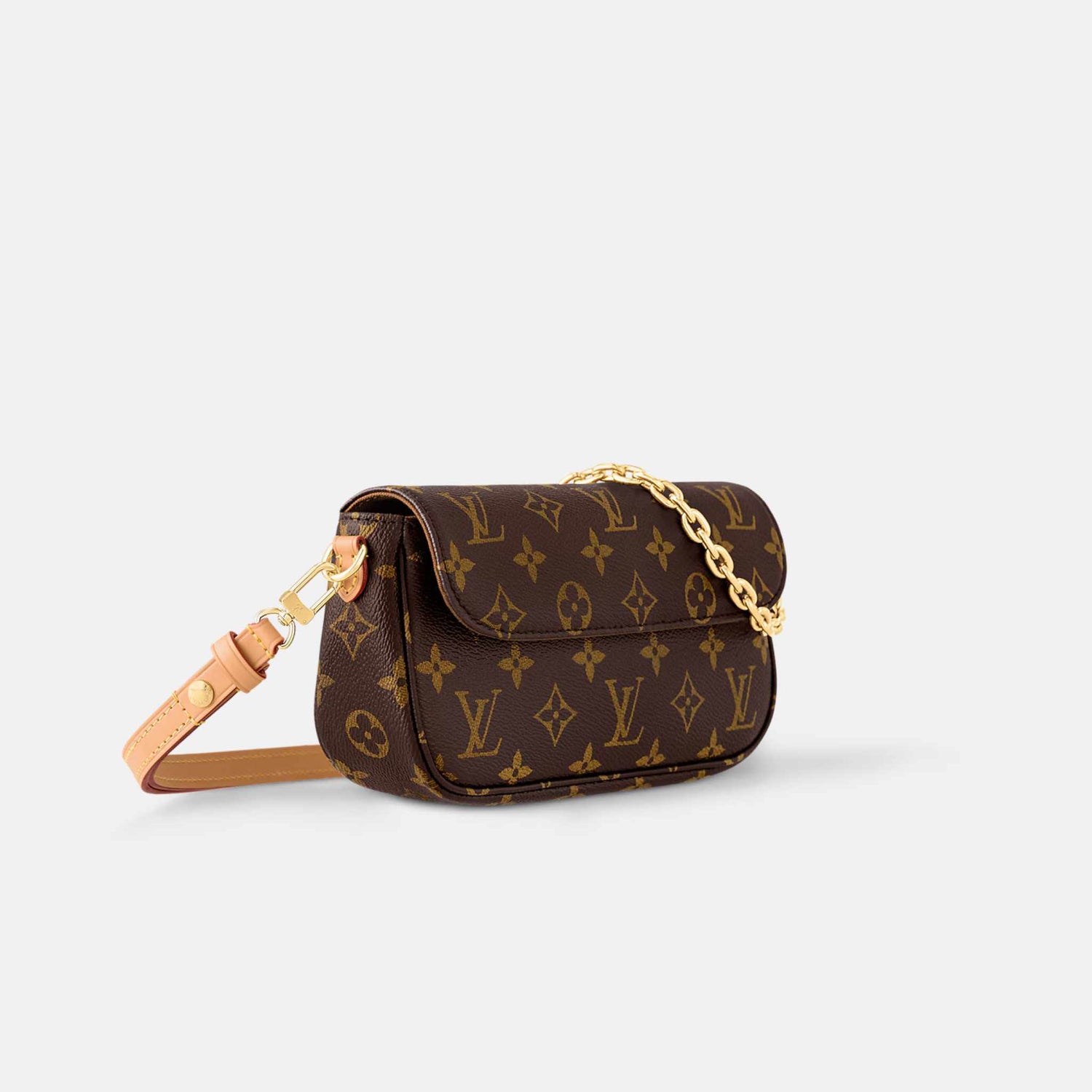 Louis Vuitton Wallet On Chain Ivy Handbag Monogram Canvas, Side