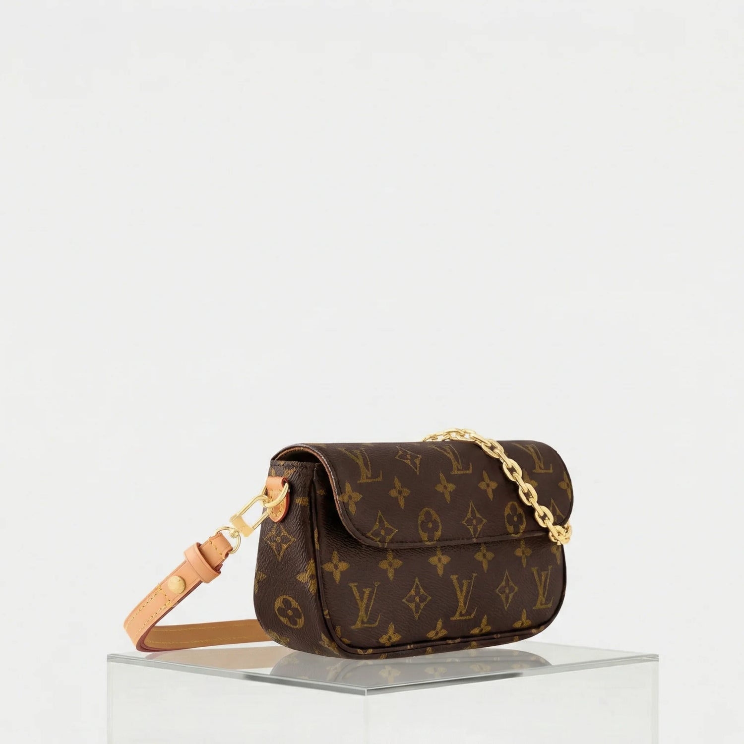 Louis Vuitton Wallet On Chain Ivy Handbag Monogram Canvas, Side