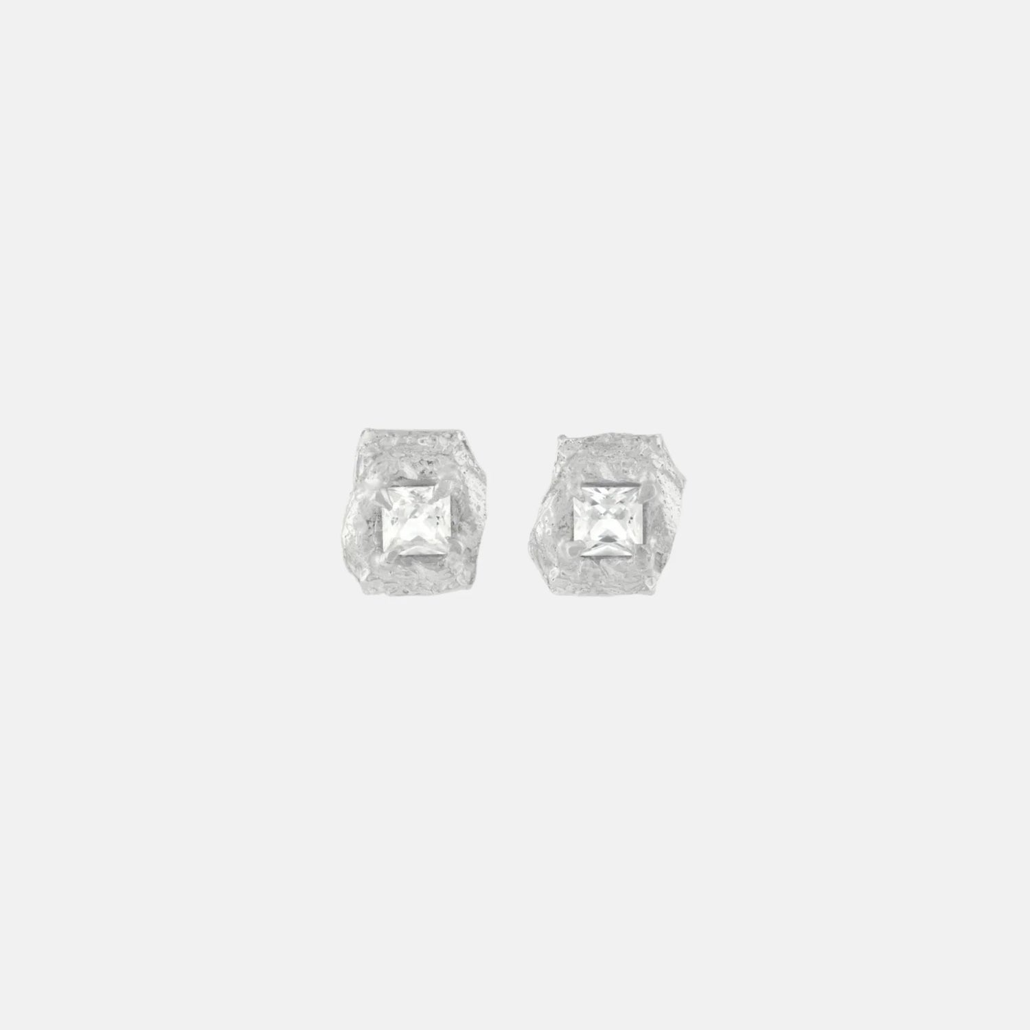 Loveness Lee Deti Argenti Recycled Silver Earrings, Front