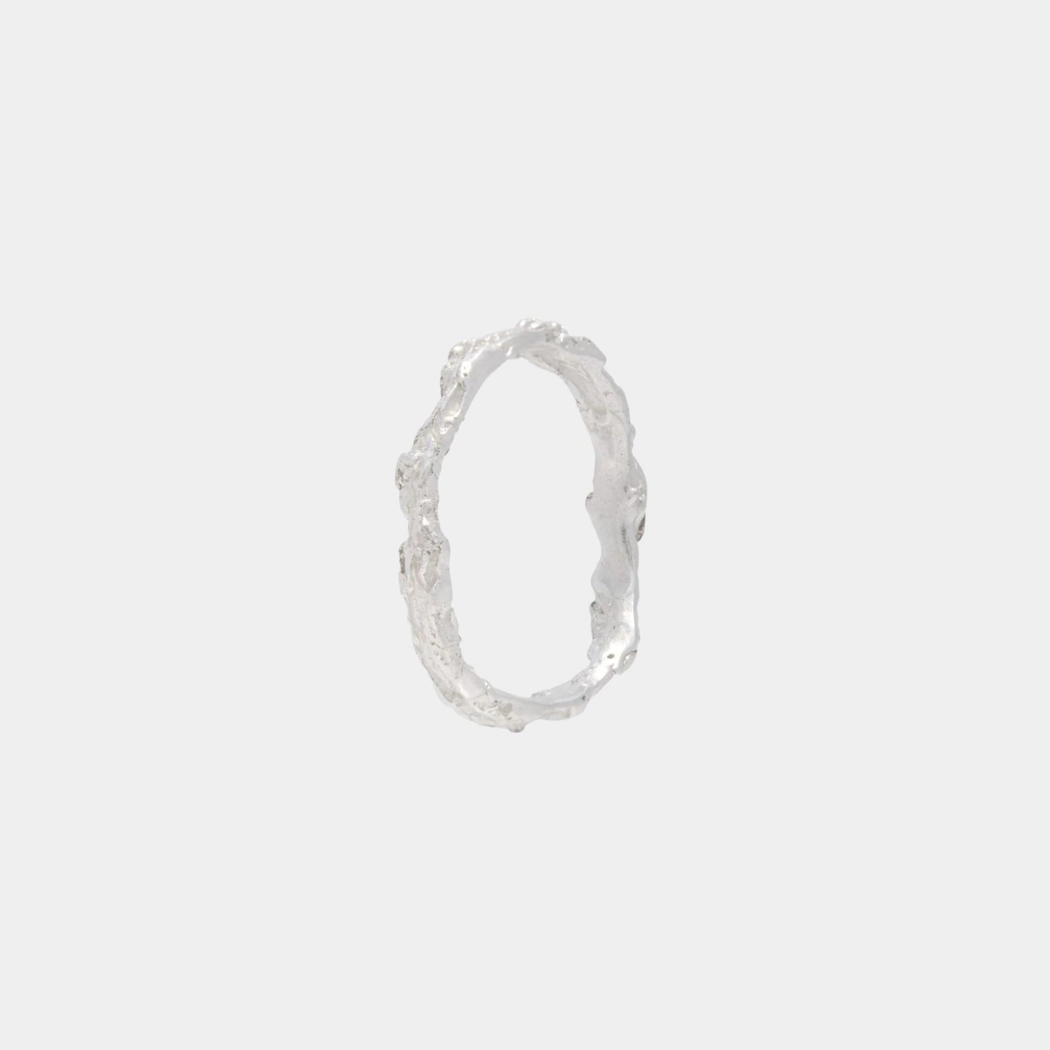 Loveness Lee Euly Silver Ring, Side