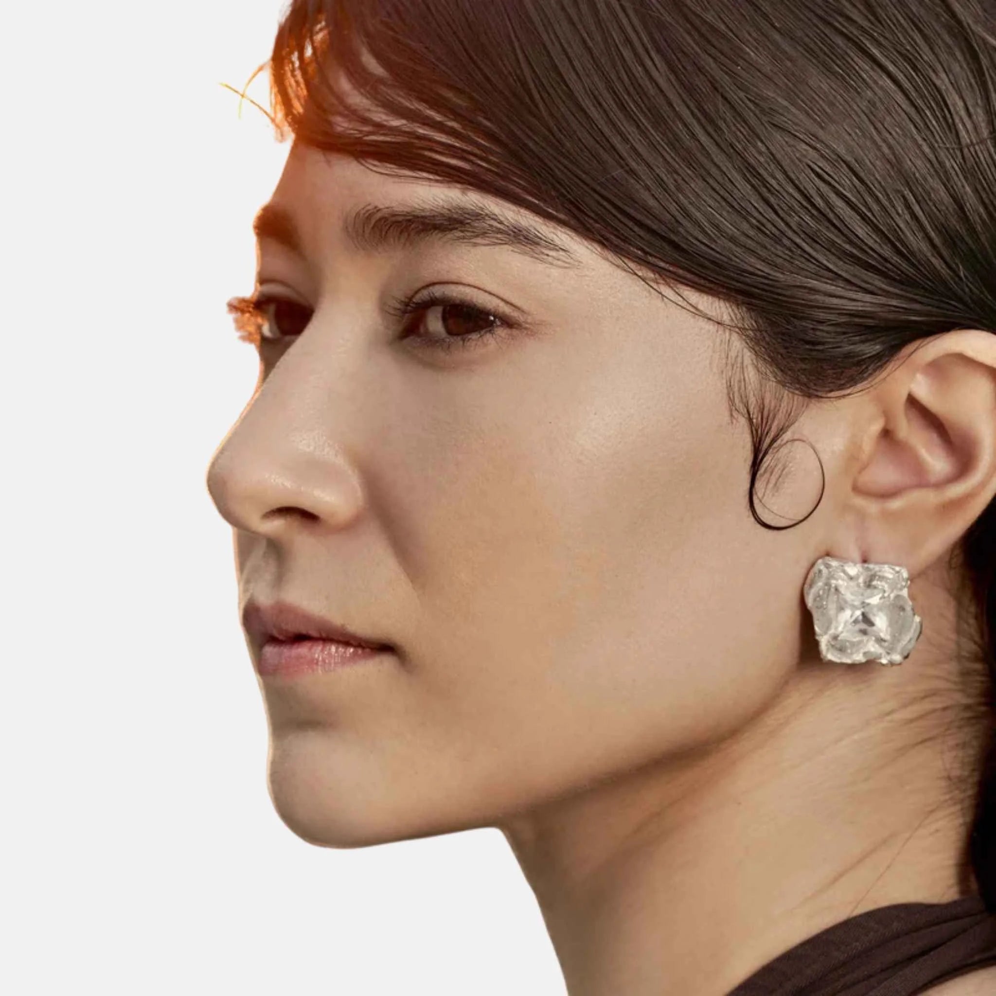 Loveness Lee Jaqi Argenti Recycled Silver Earrings, Model