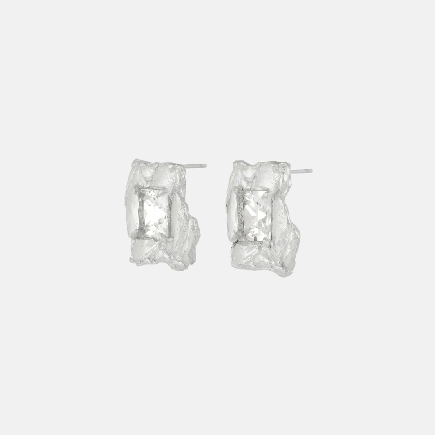 Loveness Lee Jaqi Argenti Recycled Silver Earrings, Side