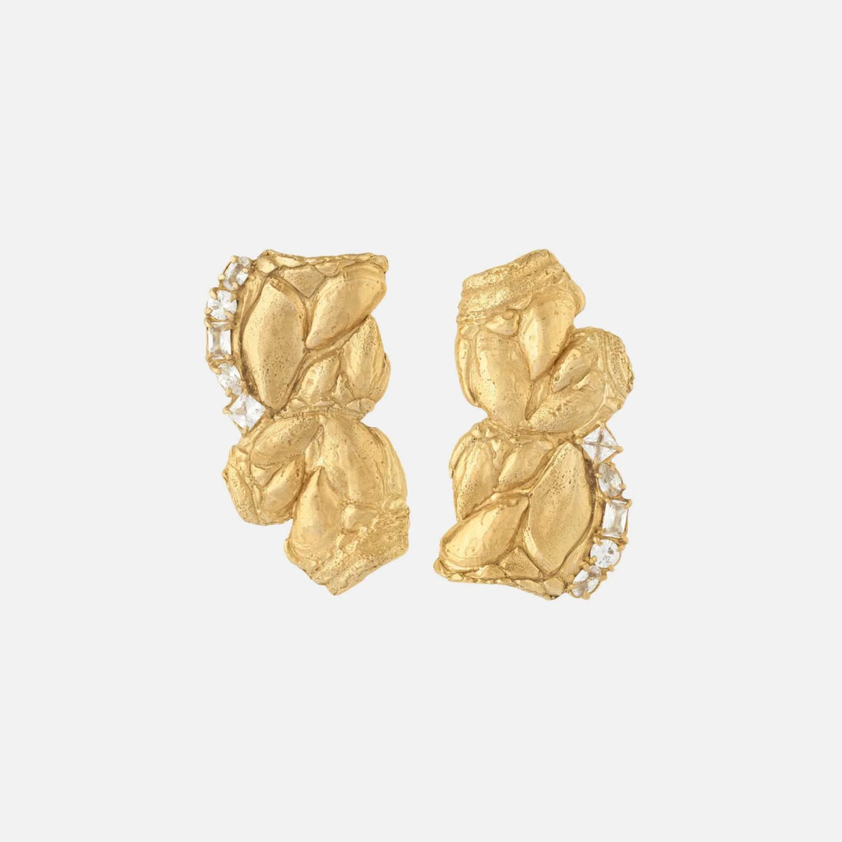 Zakia 18K Gold Plated Recycled Silver Earrings
