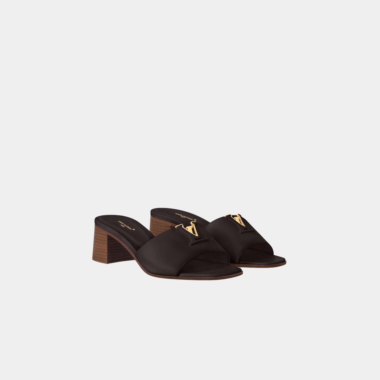 LV Capri Mule Plain Calf Leather, Front