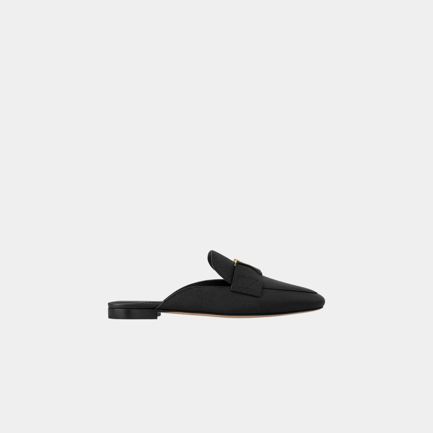LV Mare Open Moccasin, Black, Side