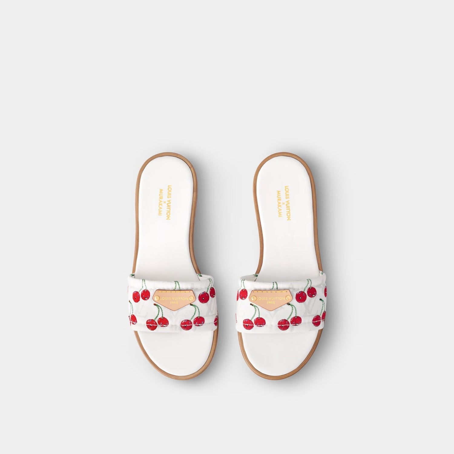 LV x TM Lily Flat Mule Cherry Motif, Top