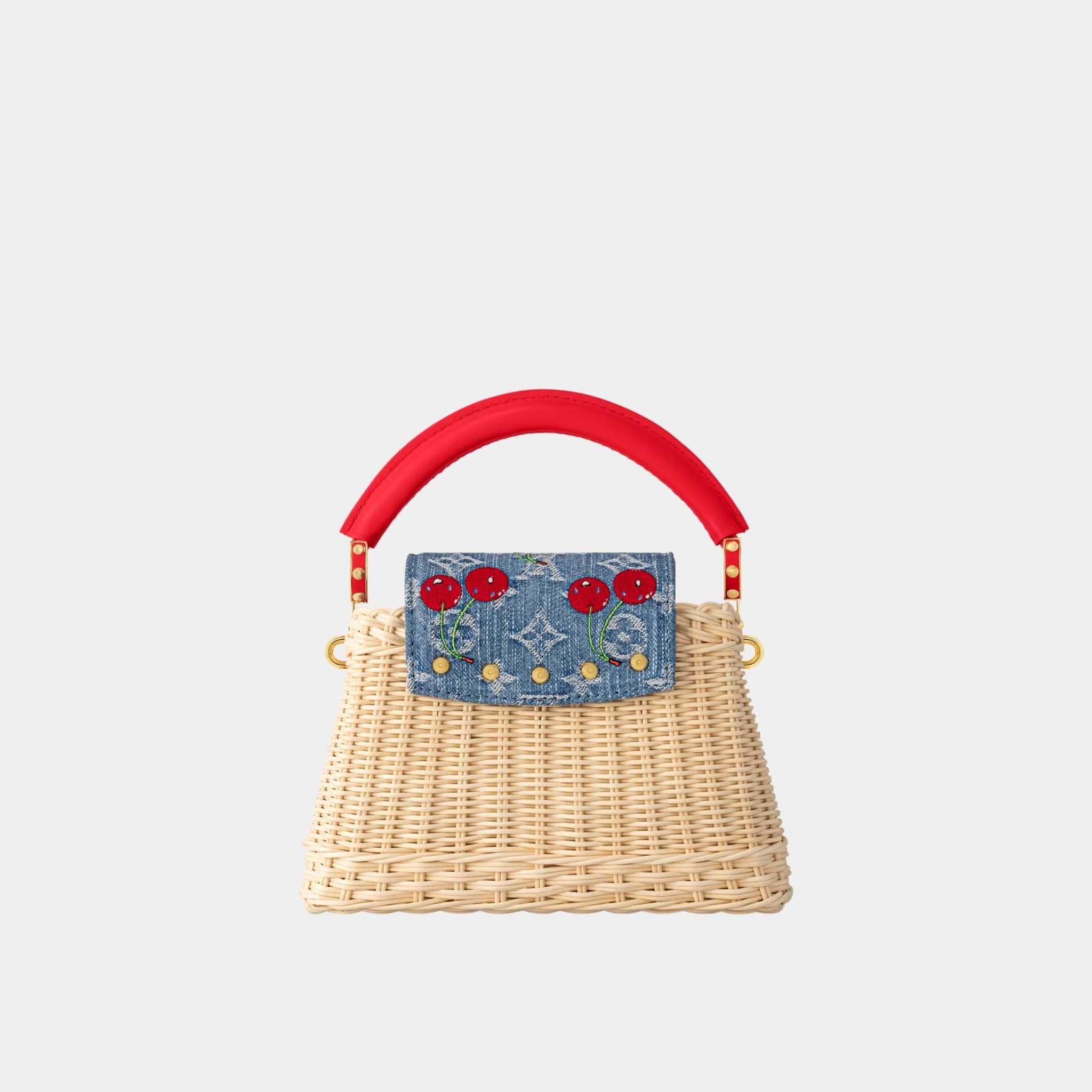 LV x TM Sac Capucines Mini Handbag, Back