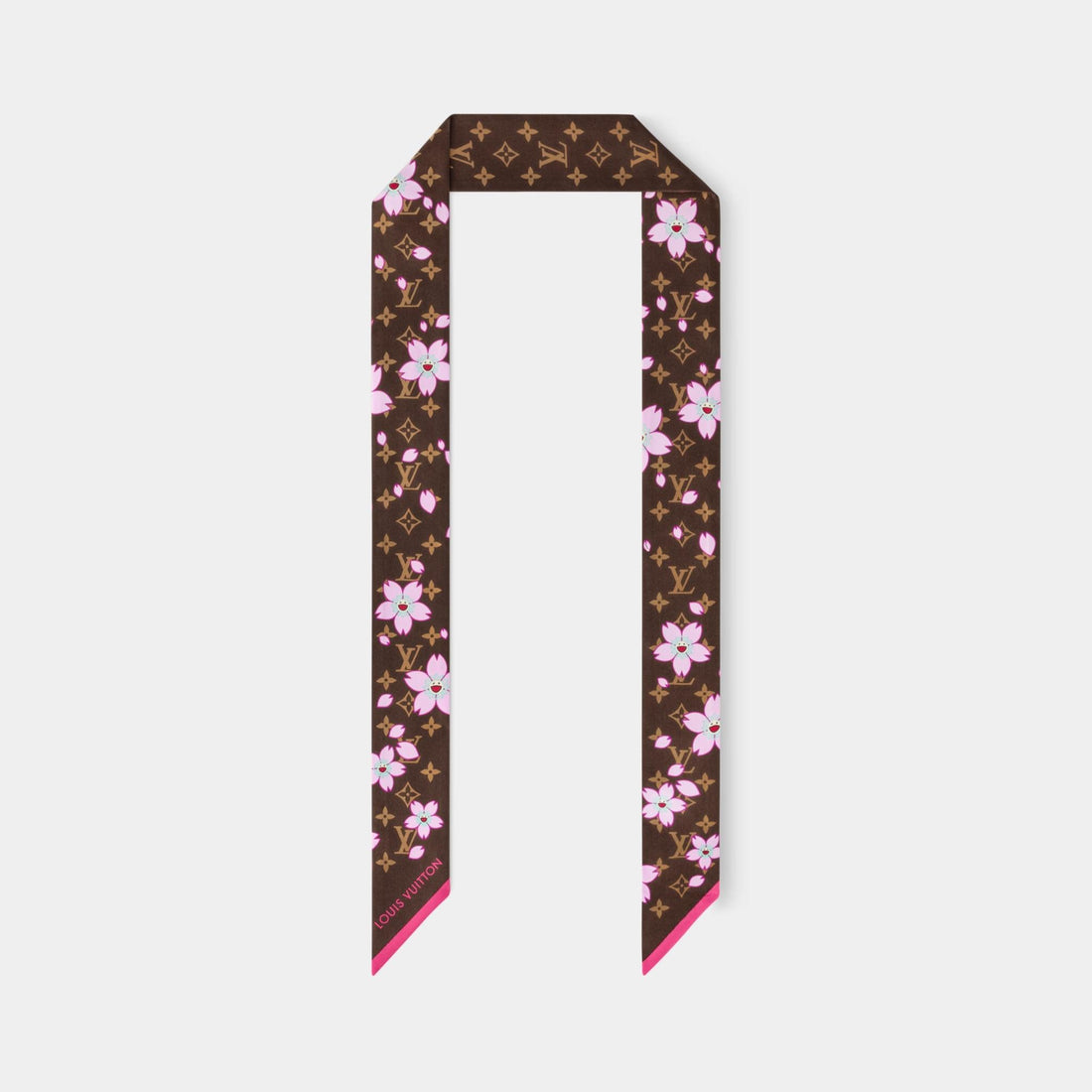 LV x TM Monogram Cherry Blossom Bandeau BB, Front